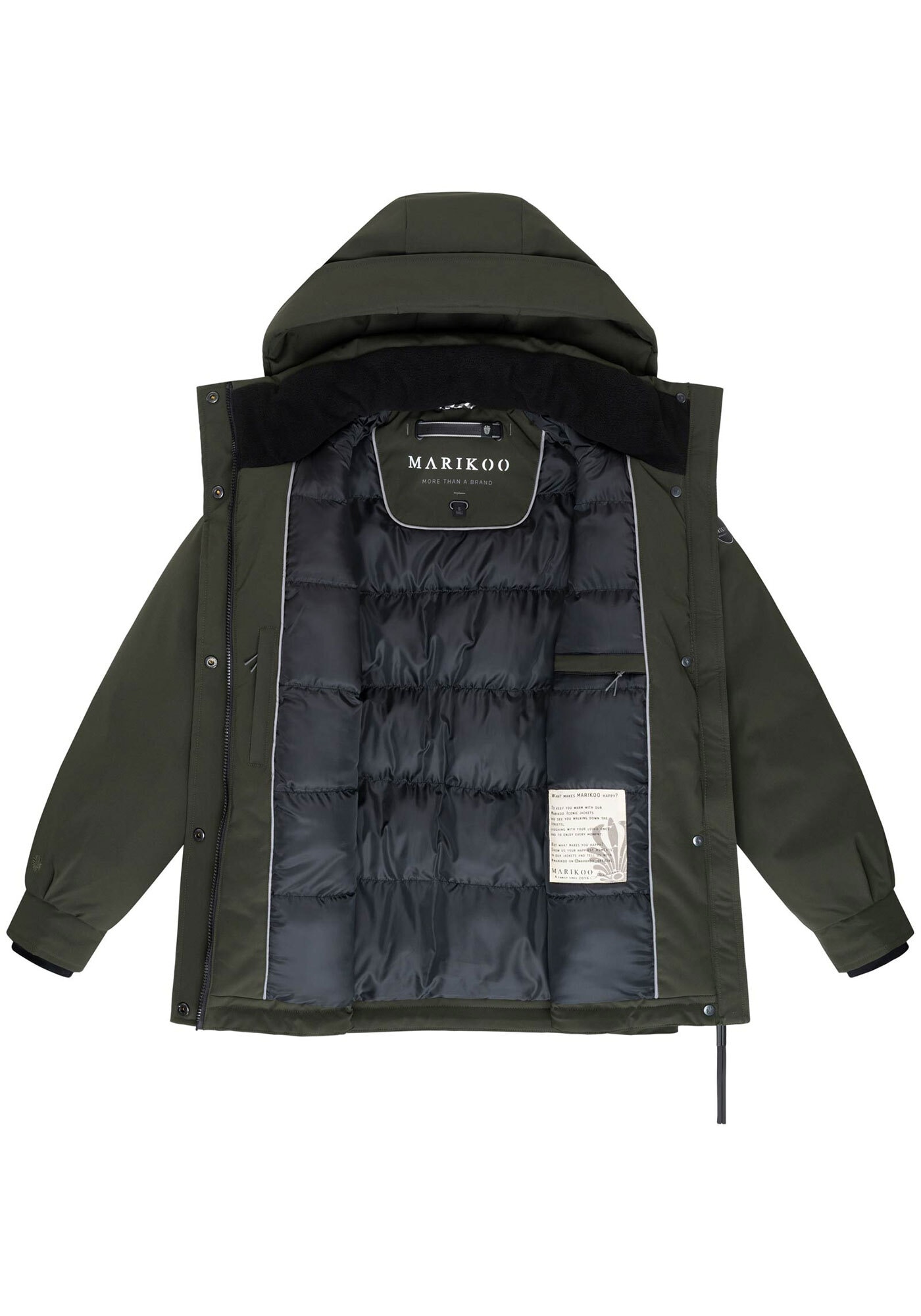 Marikoo Winterjacke »Marikoo Shigaraa Damen Herbst Winter Jacke N096«