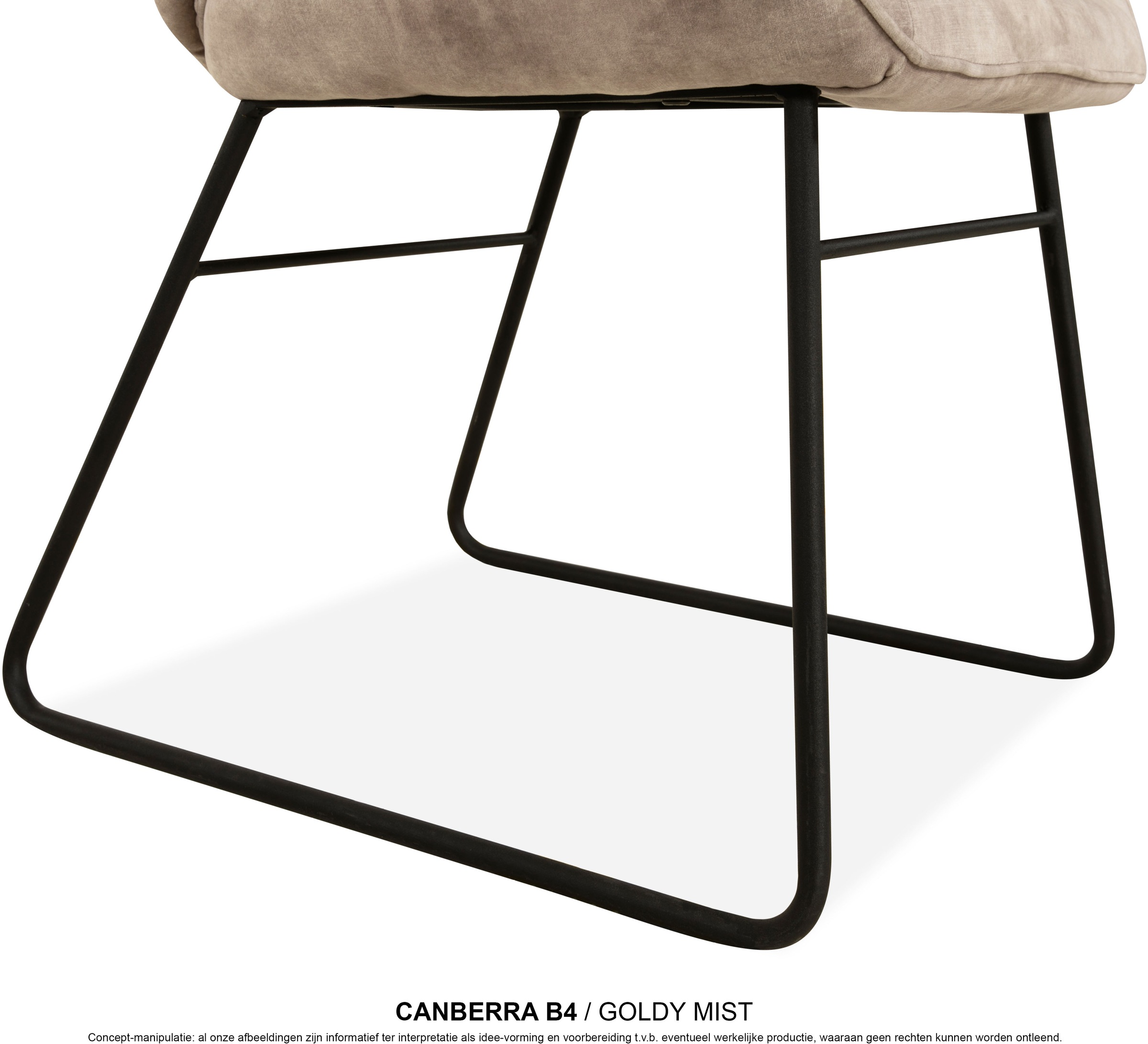 OMG Design Esszimmerstuhl »Canberra« (Set) 1 Stk.Esszimmerstuhl, pflegeleichter Samtvelour Bezug