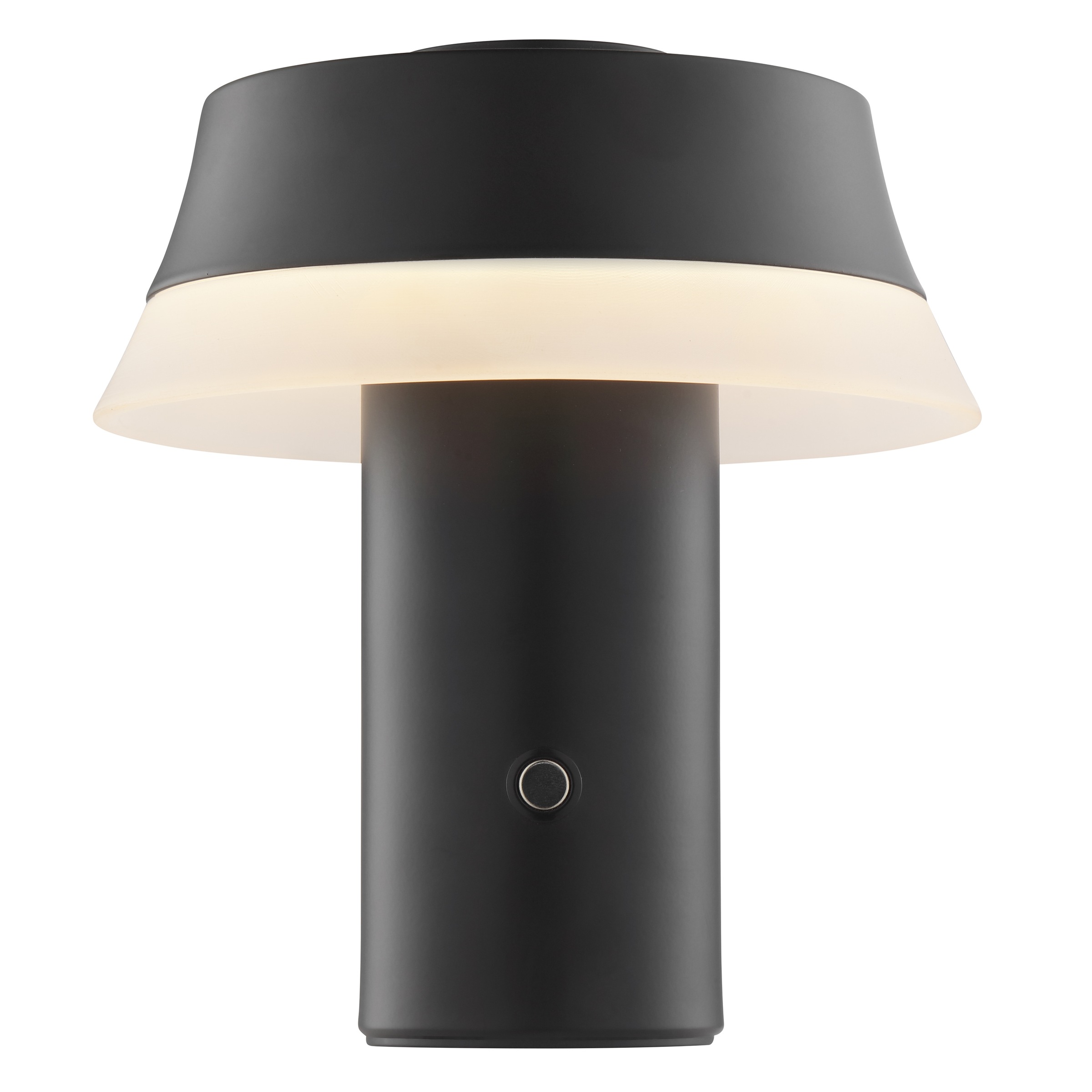 Brilliant LED Tischleuchte »Kinich« LED-Modul 1 Stk. Warmweiß LED Akku-Leuchte, 17 cm, 240 lm, per wireless charging & USB ladbar
