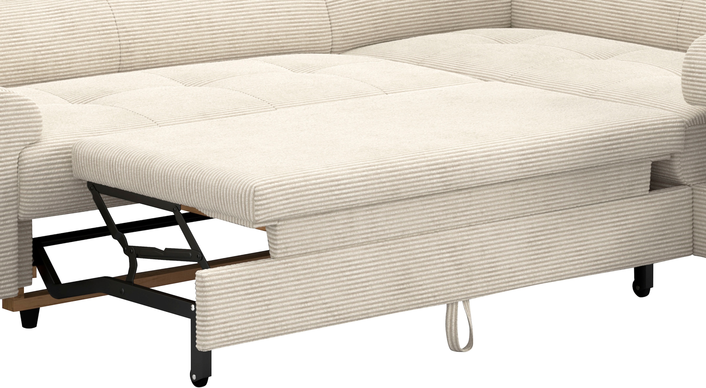 COTTA Ecksofa »Aura L-Form«, mit Schlaffunktion, Bettkasten und Kopfteilverstellung