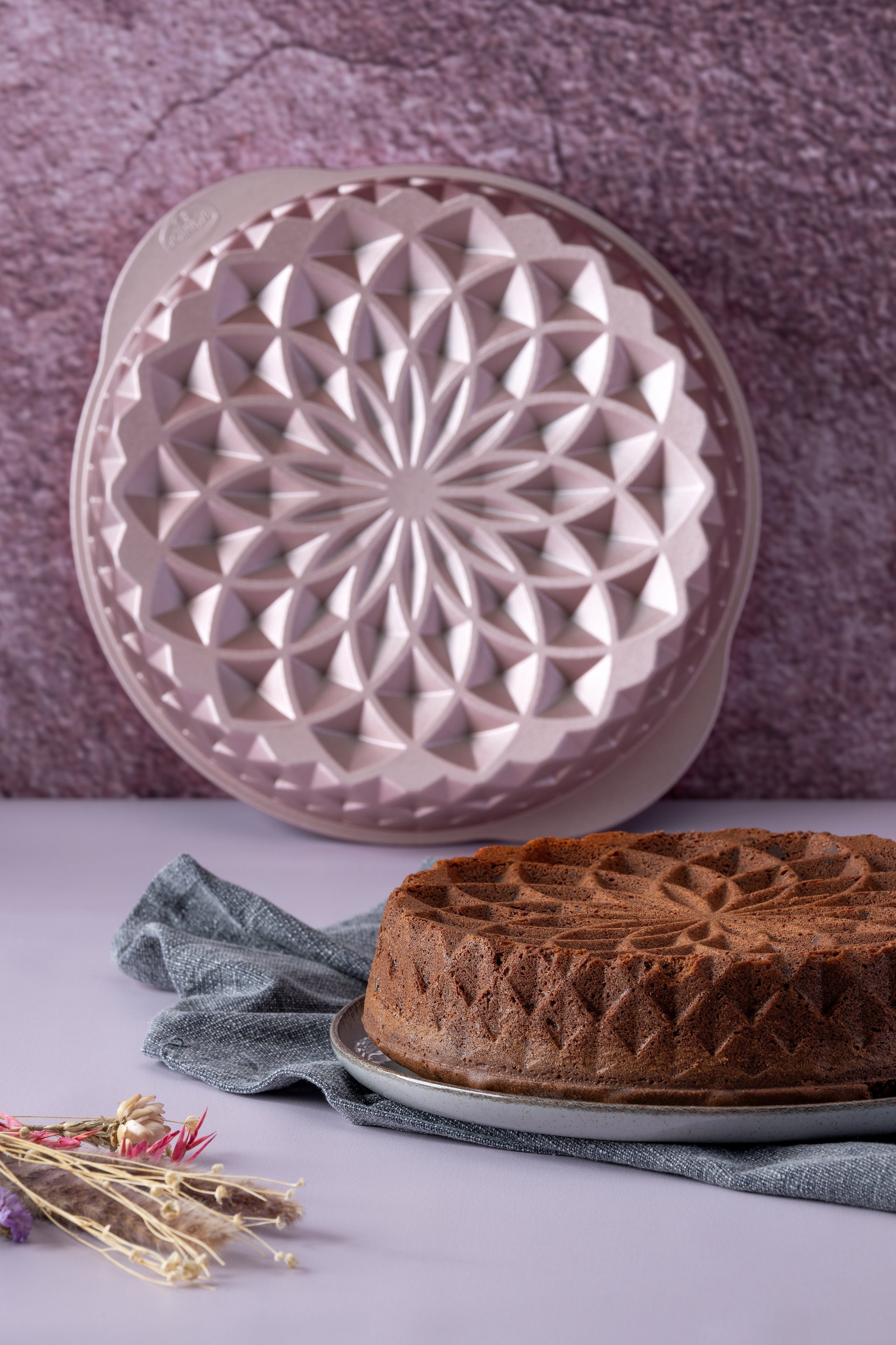 Dr. Oetker Küchenhelfer Backform »Mandala« Rundform Mandala – Gugelhupfform, Backform aus Aluminiumguss, +230 °C