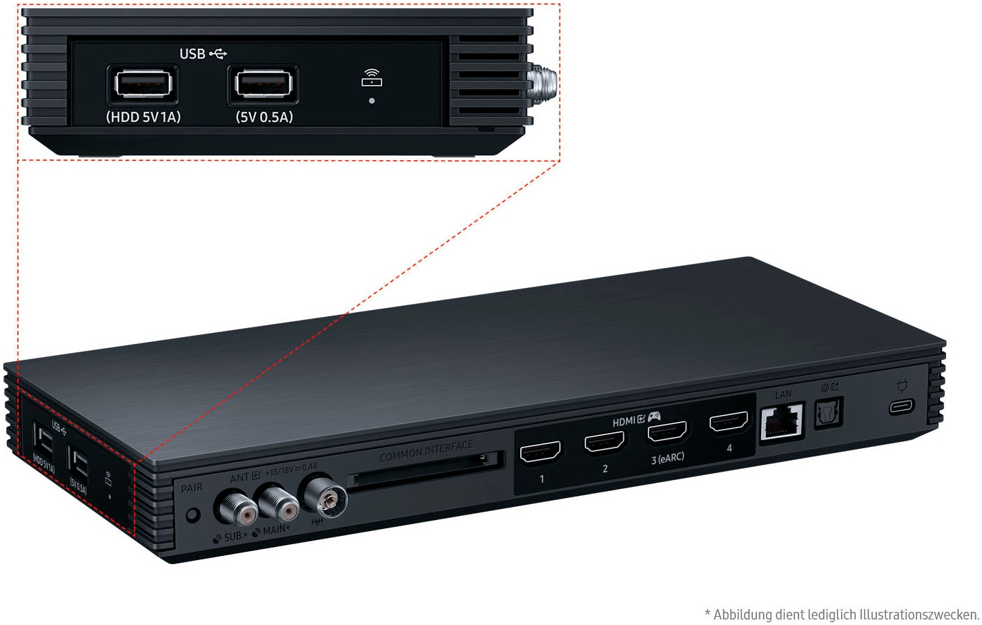 Samsung QLED-Fernseher »GQ65QN990FT« 163 cm/65 8K Ultra HD Smart-TV 8K AI Upscaling Pro & Glare Free, Wireless One Connect Box, Art Store