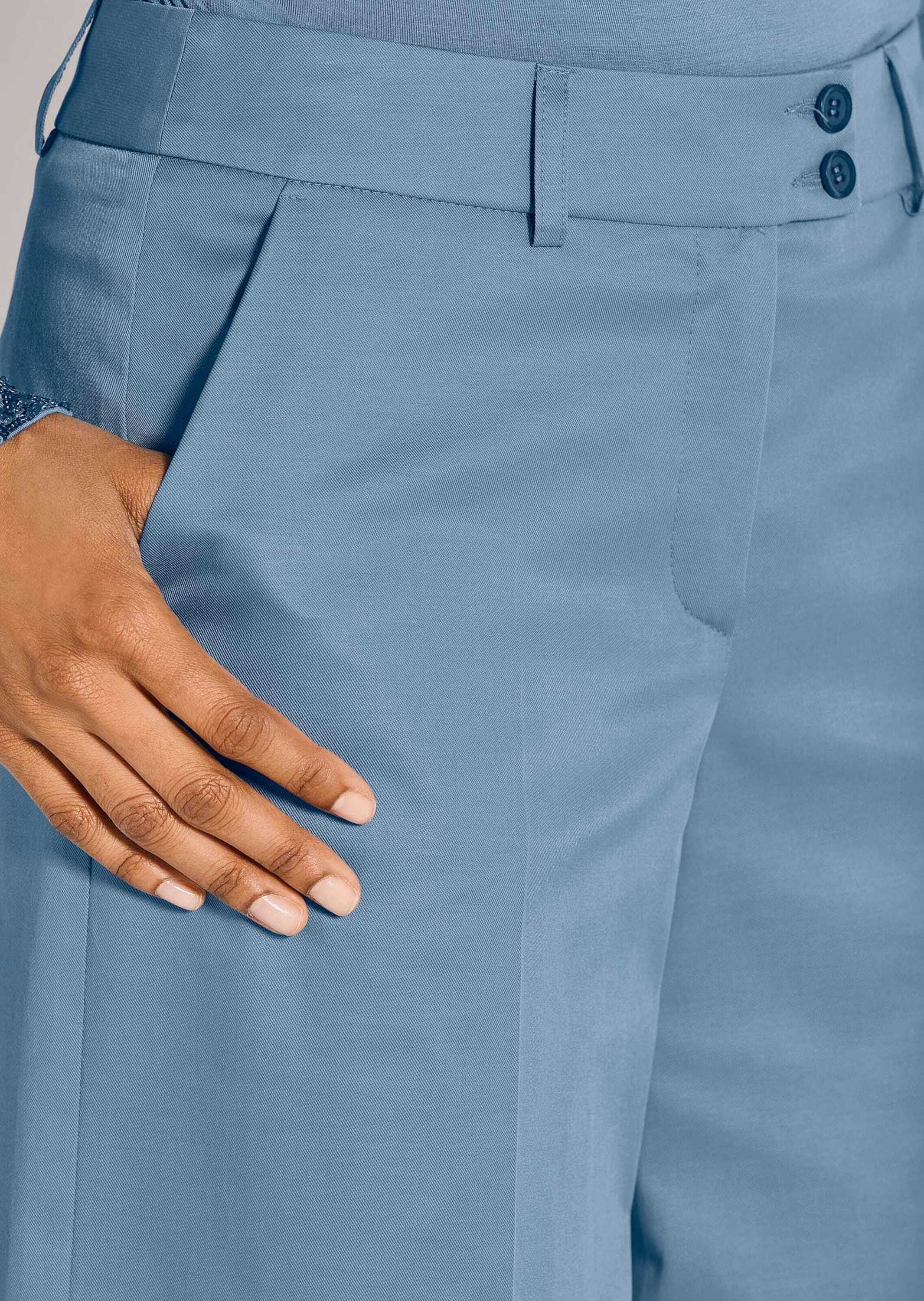 MADELEINE Culotte »Culotte Elegante 7/8-Hose mit Bügelfalten«