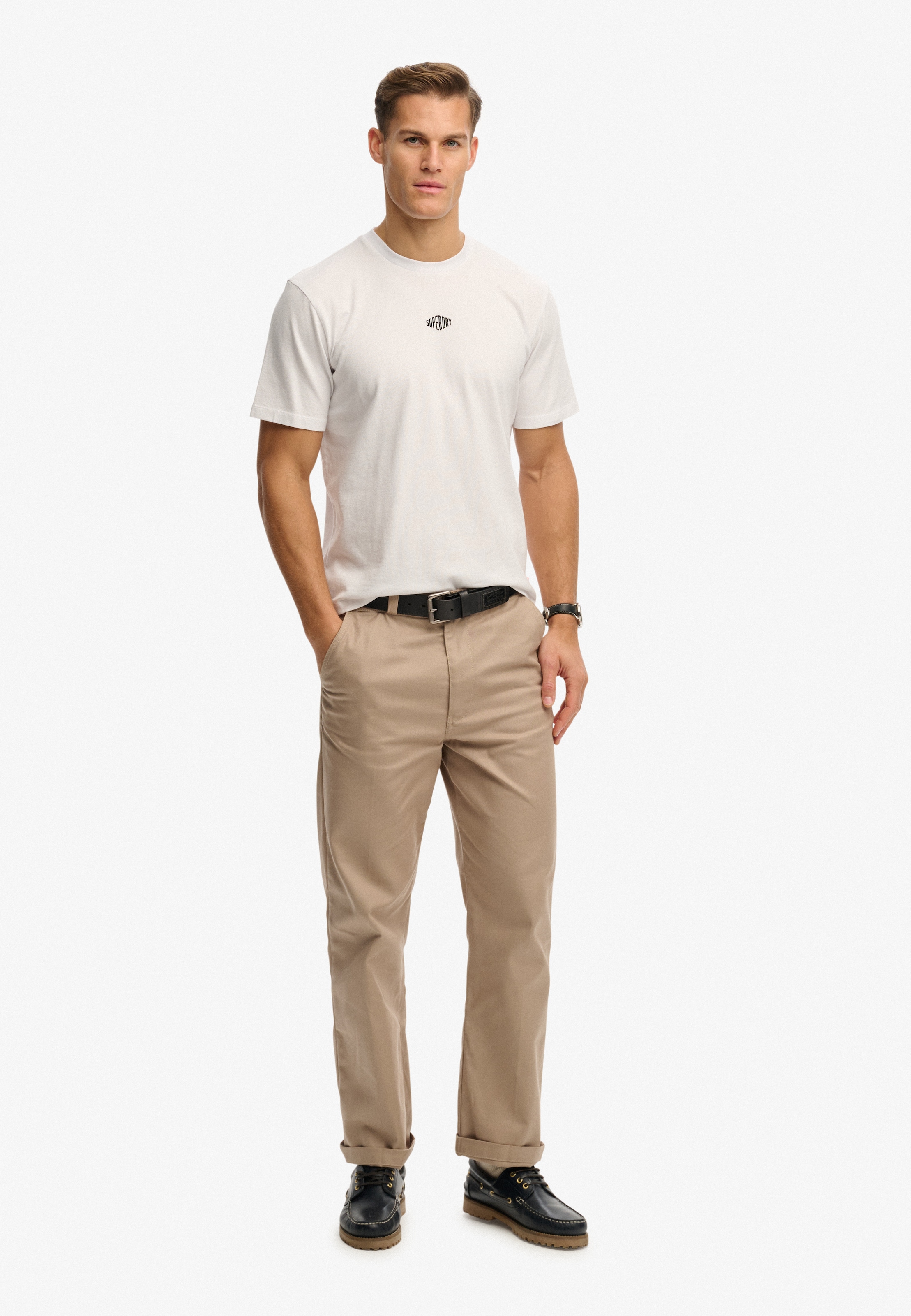 Superdry Rundhalsshirt »MICRO LOGO TSHIRT« mit Micro-Marken-Logo