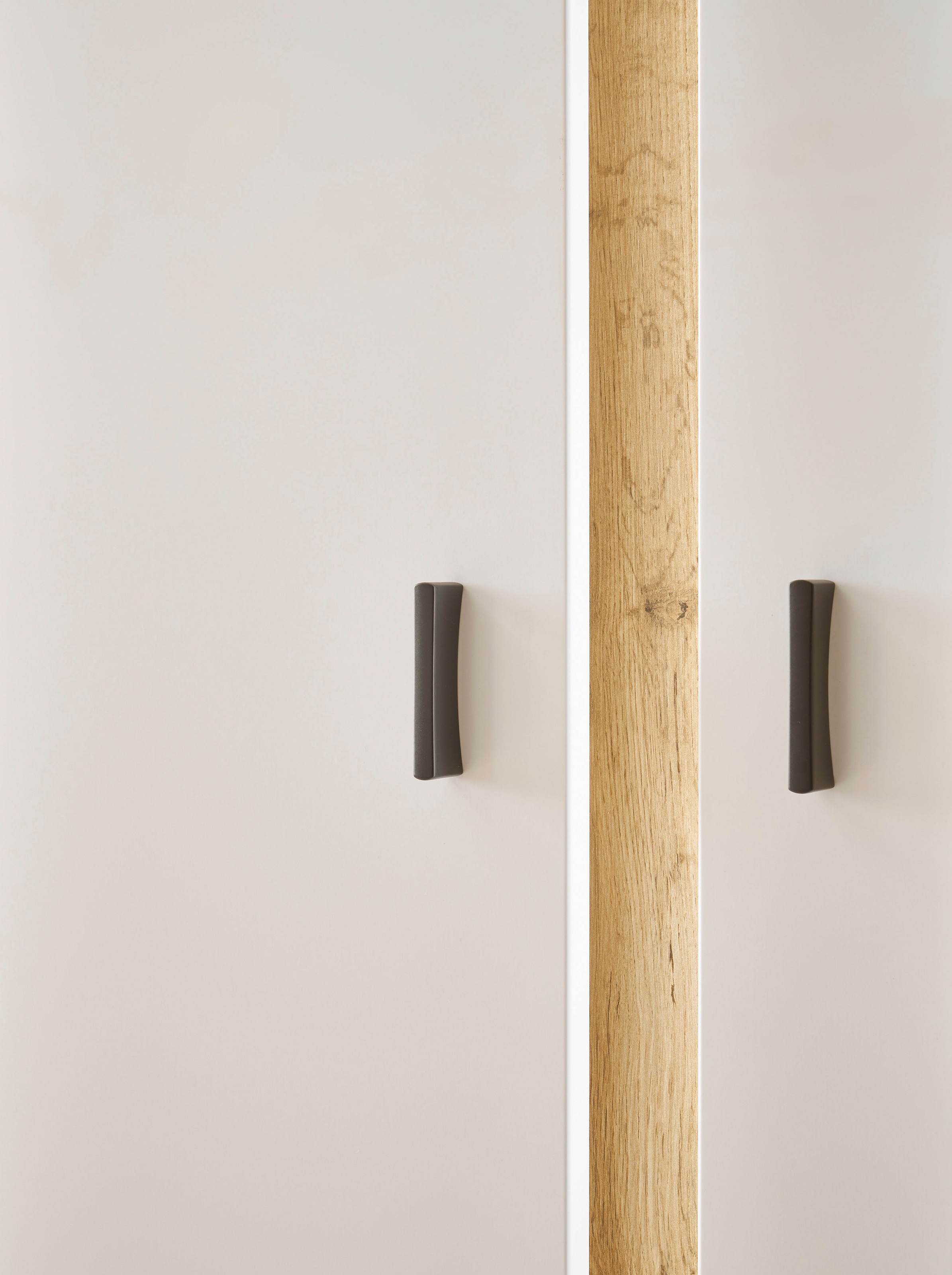 INOSIGN Wohnwand »LONG ISLAND«, (Set, 3 St.), in moderner Trendfarbe,inklusive senkrechter Beleuchtung,Breite 240 cm