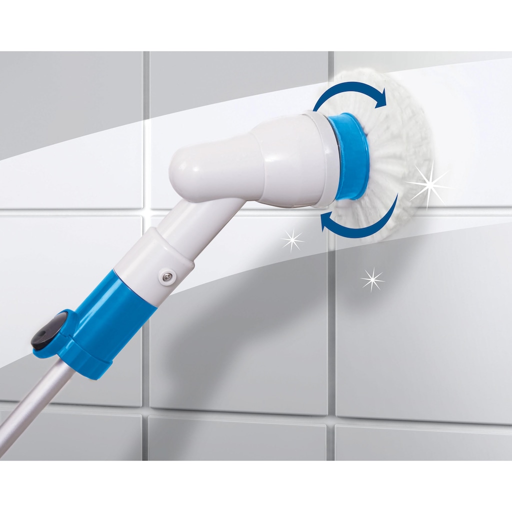 MediaShop Reinigungsbürste »HURRICANE SPIN SCRUBBER«, Set, 7 St., aus Kunststoff-Silikon