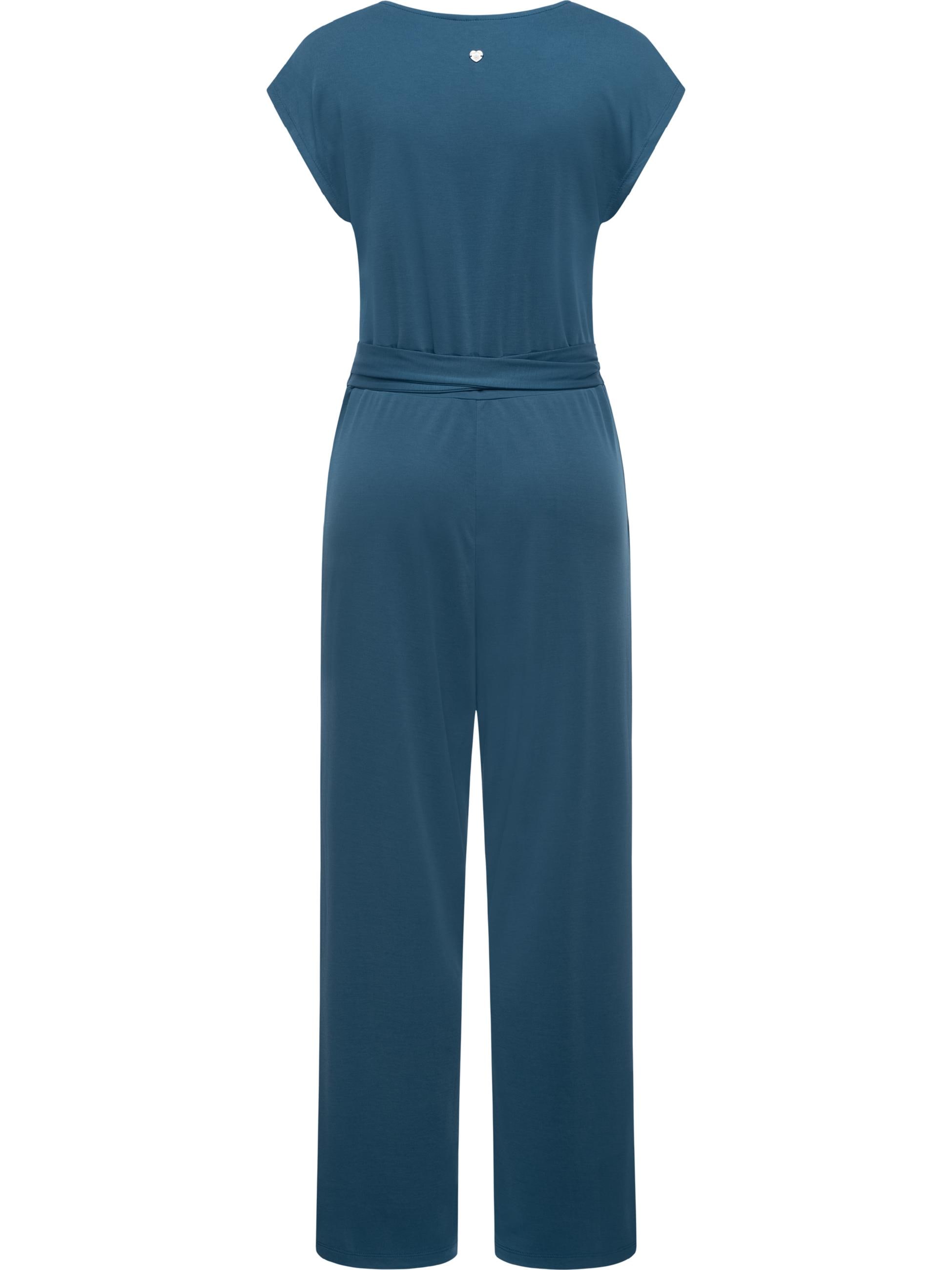 Ragwear Jumpsuit »Jumpsuit Goldea«, Langer Damen Overall mit Bindegürtel
