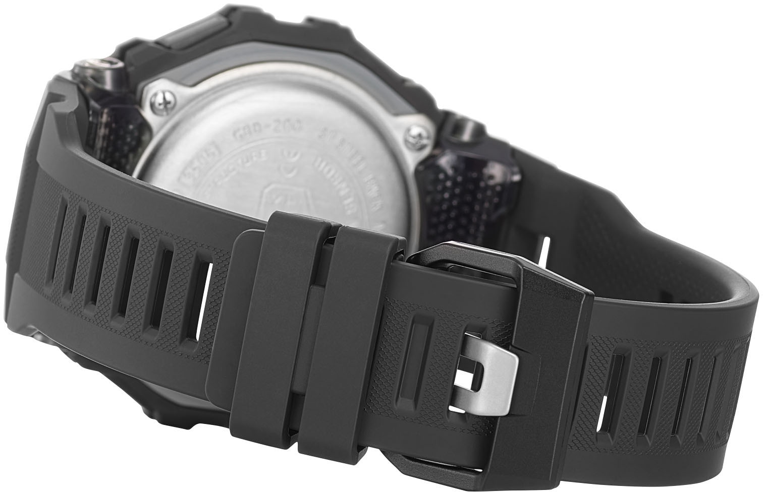 CASIO G-SHOCK Smartwatch »GBD-200-1ER«, Armbanduhr, Herren,Bluetooth,Schrittzähler,bis 20bar wasserd.,digital)
