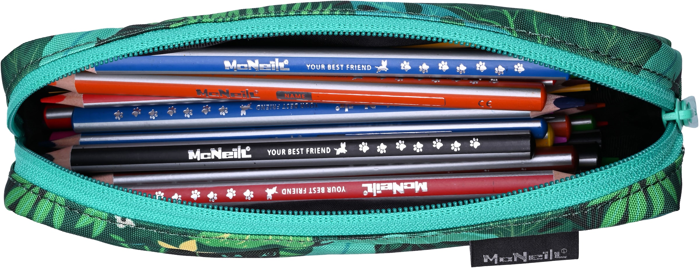 McNeill Schulranzen »Bravo, inkl. Etui, Turnbeutel,« Reflektierende Streifen auf den Schultergurten;Retroreflektierende Flächen