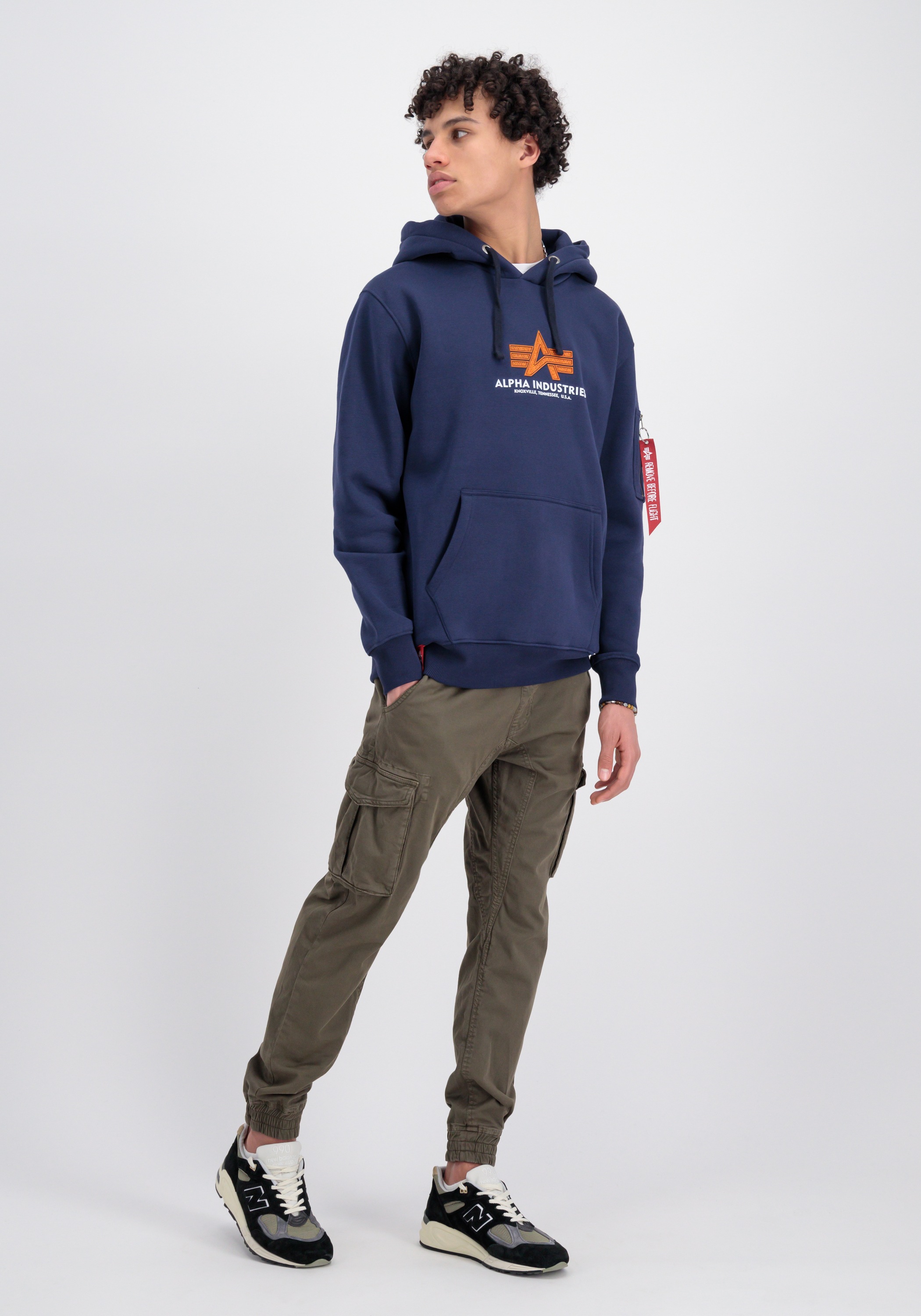 Alpha Industries Hoodie »Alpha Industries Men - Hoodies Basic Hoodie BL Rubber«