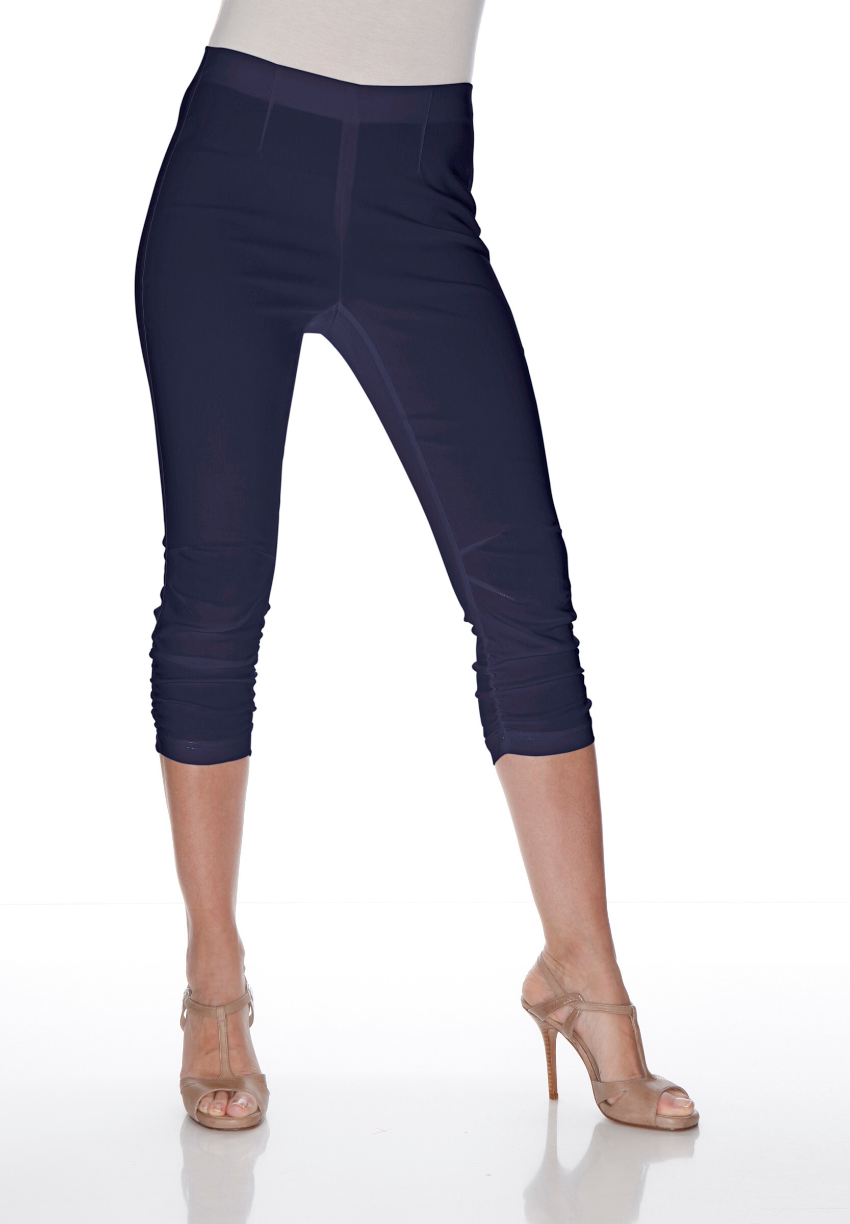 heine Schlupfhose »Capri-Hose Caprihose mit Abnähern am Knie«