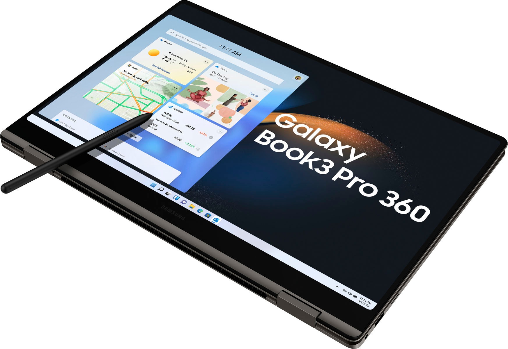 Samsung Notebook »Galaxy Book3 Pro 360«, 40,62 cm, / 16 Zoll, Intel, Core i7, Iris Xe Graphics, 512 GB SSD