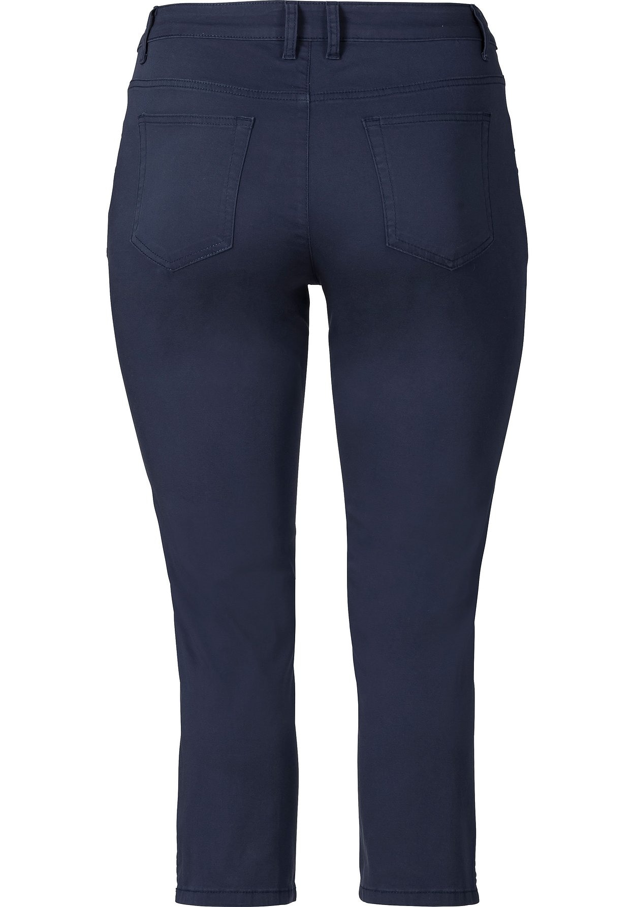 Sheego 7/8-Hose »7/8-Hose aus elastischem Baumwoll-Twill«