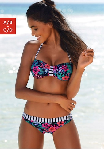Venice Beach Bandeau-Bikini-Top »Summer«, mit kontrastfarbener Schlaufe kaufen