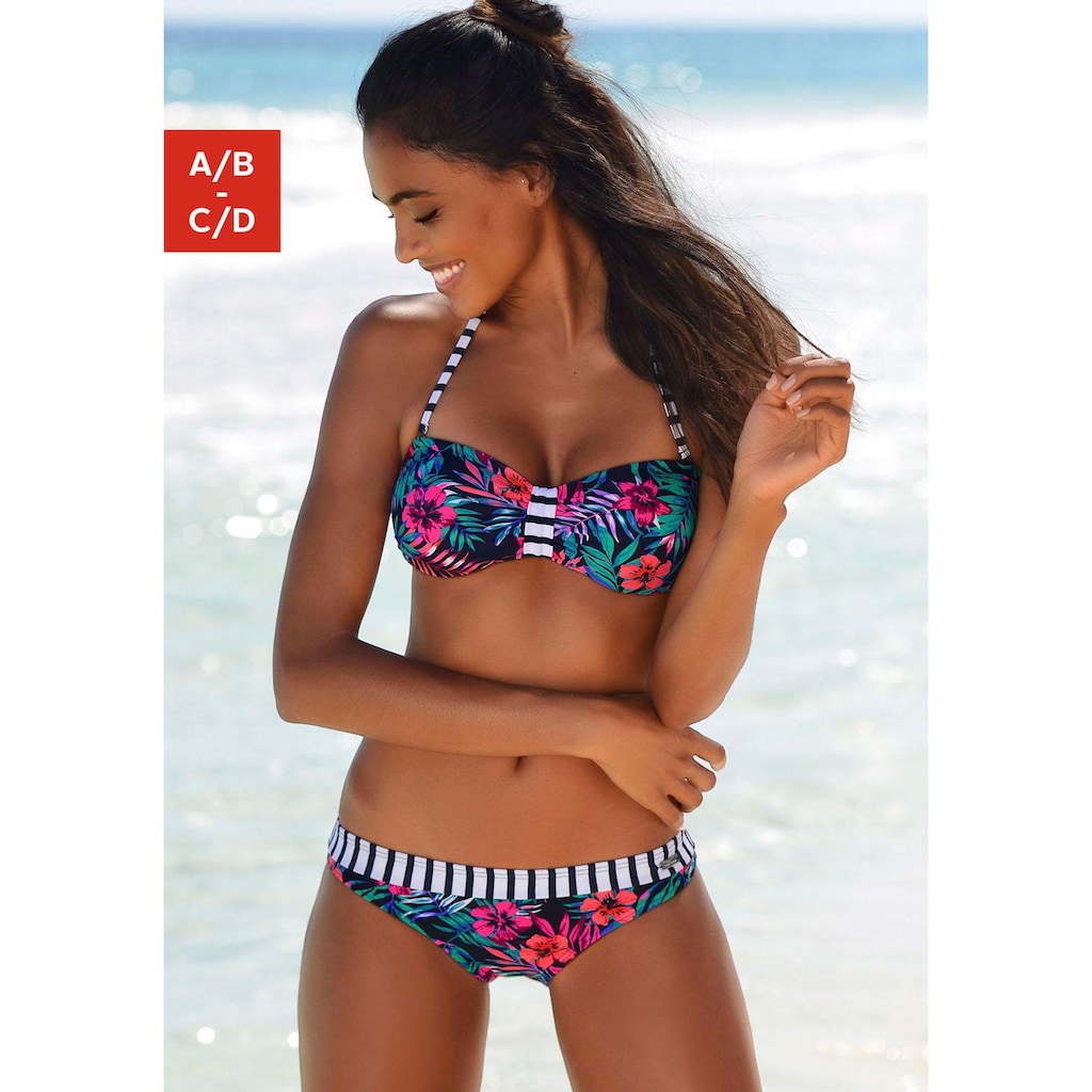 Venice Beach Bandeau-Bikini-Top »Summer«