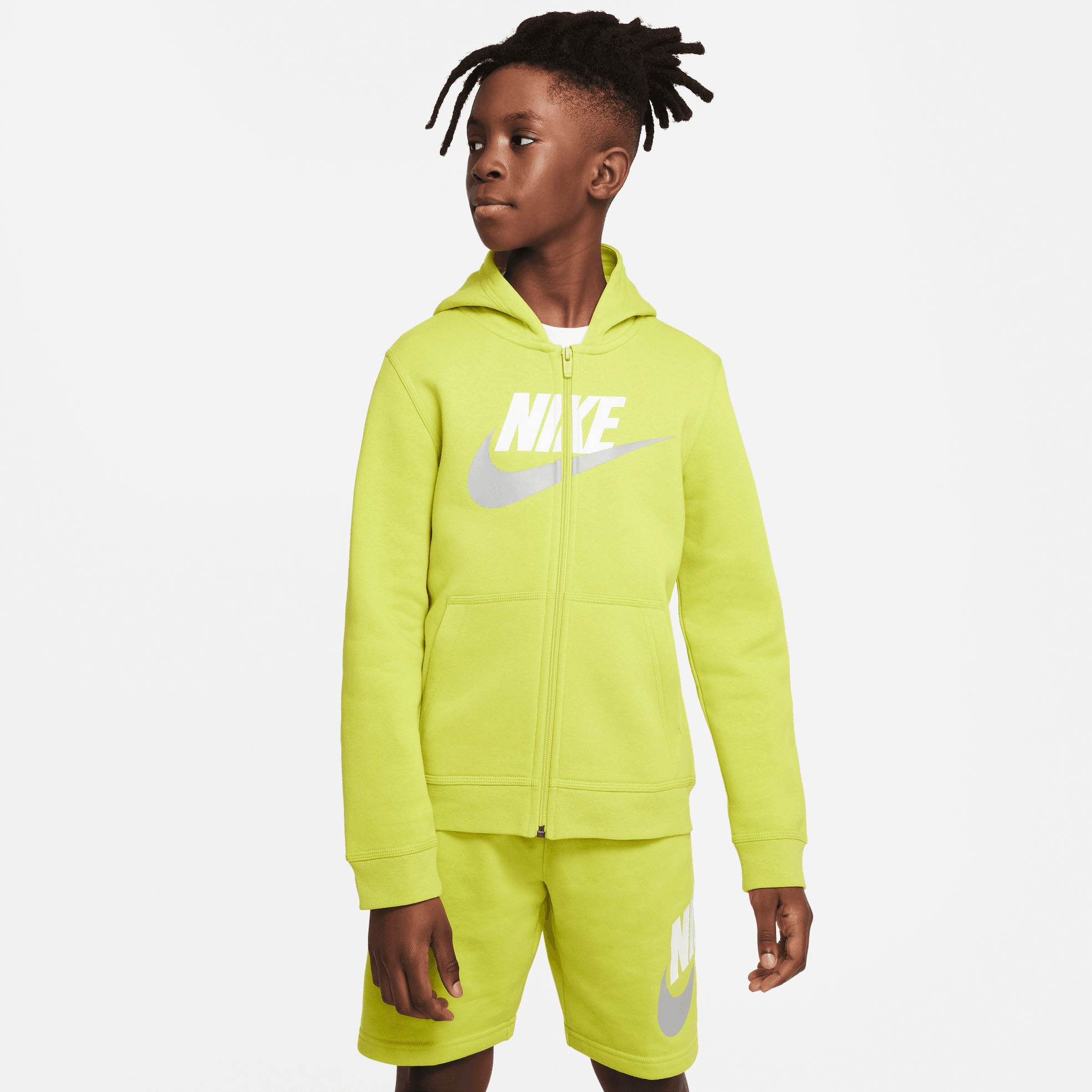 Kapuzensweatjacke Kids\' »Club Nike Fleece Full-Zip Big Hoodie« (Boys\') online Sportswear bei OTTO