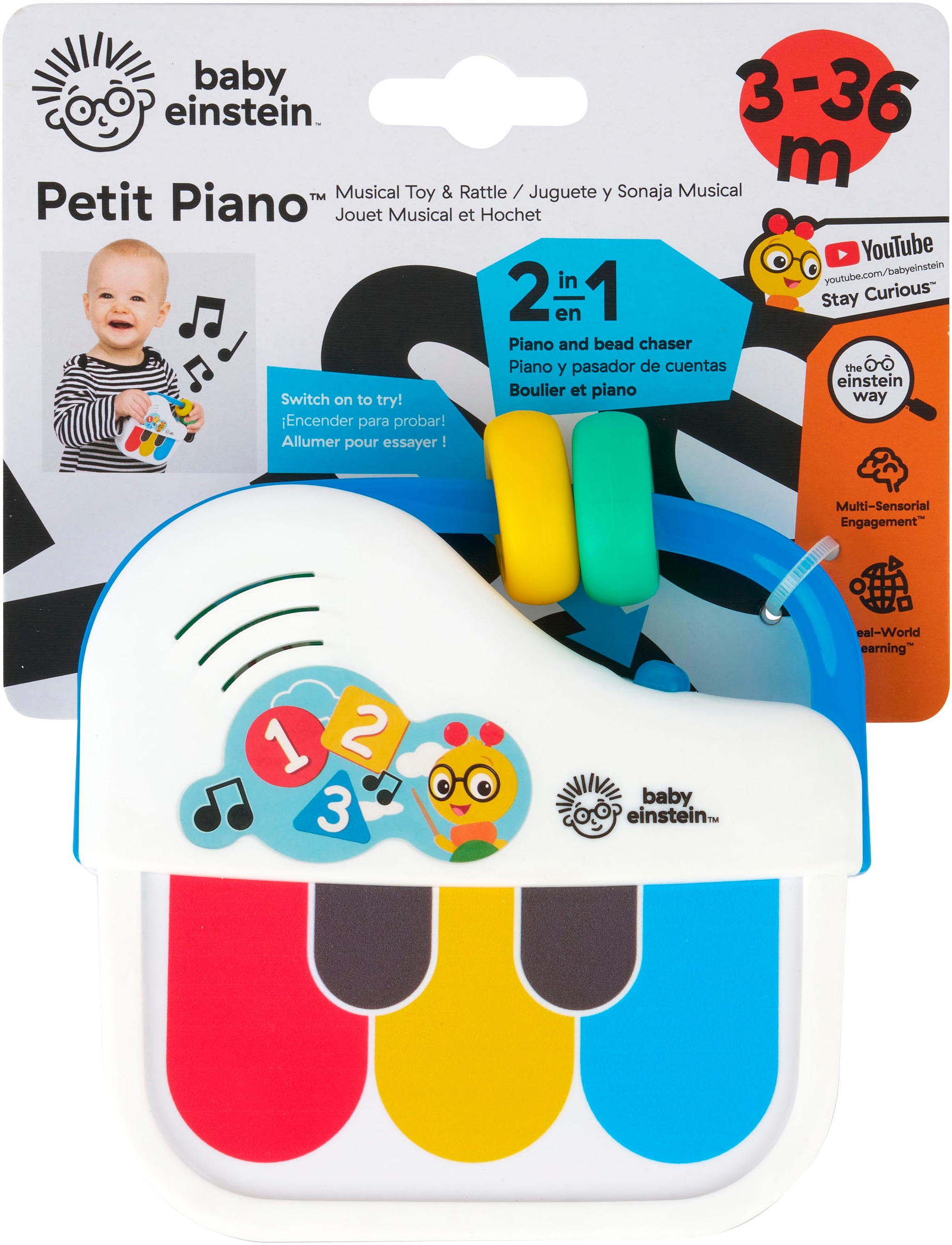 Baby Einstein Spielzeug-Musikinstrument »Petit Piano Musical Toy« mit Sound