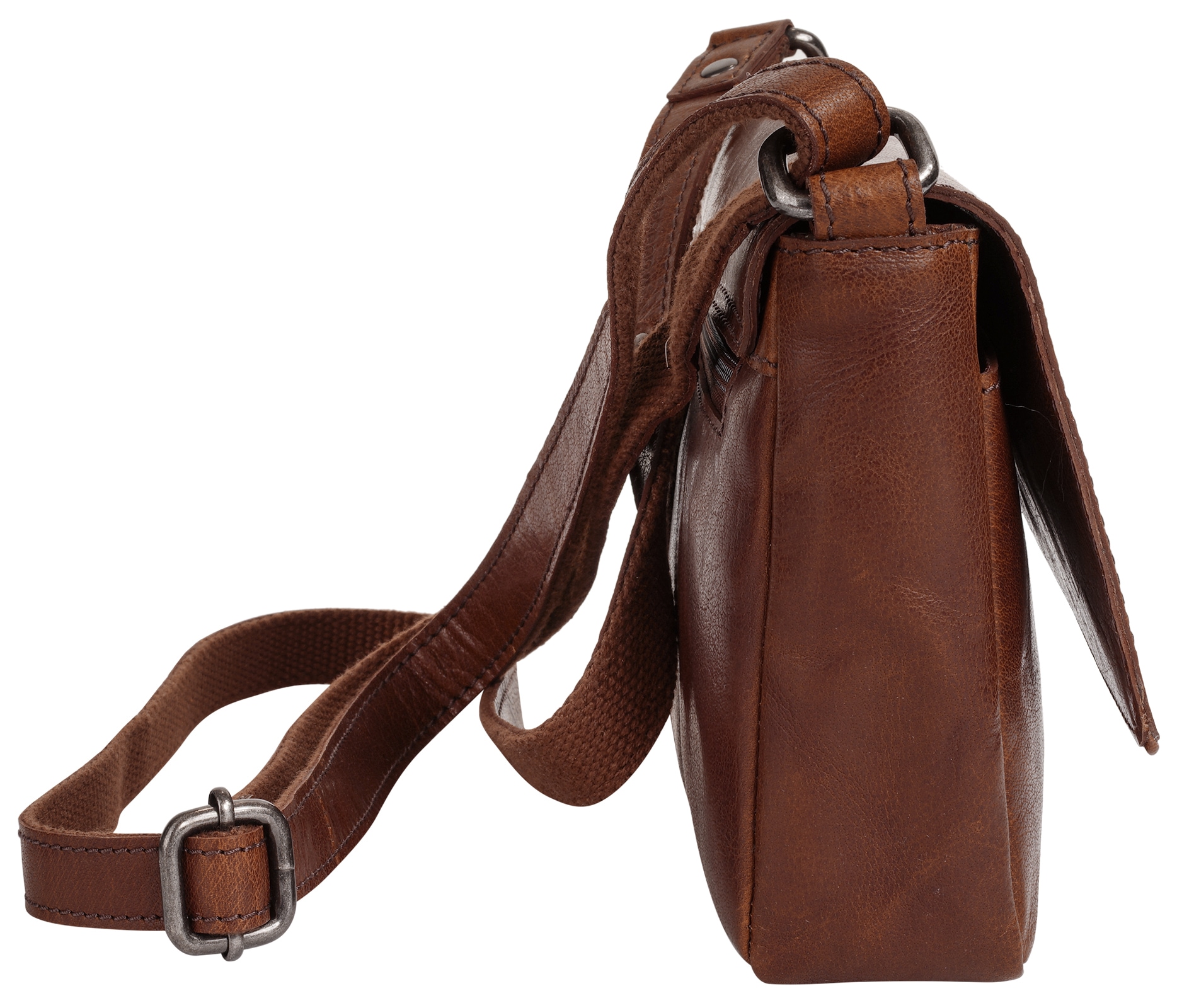 Spikes & Sparrow Umhängetasche »SPIKES & SPARROW Damen echt Leder« echt Leder