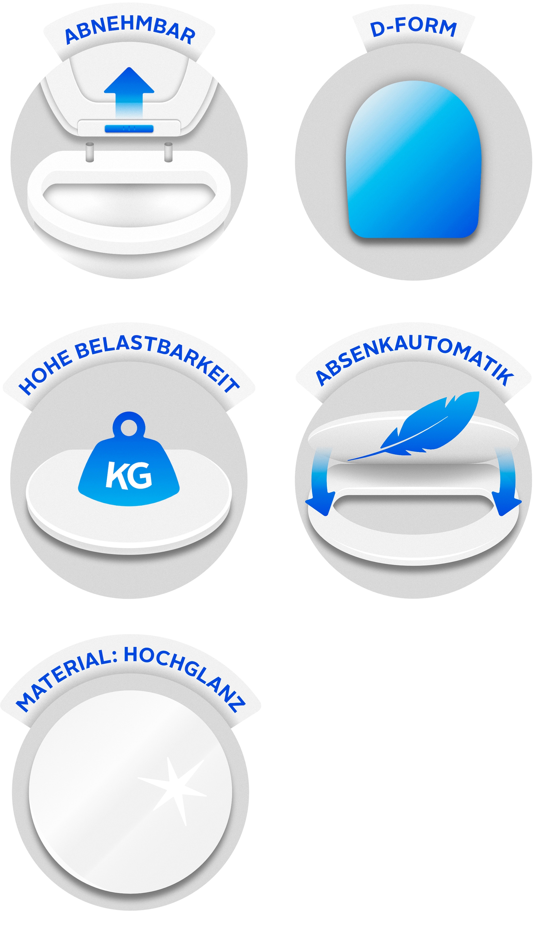 ADOB WC-Sitz »Roter Ballon«, Absenkautomatik, abnehmbar