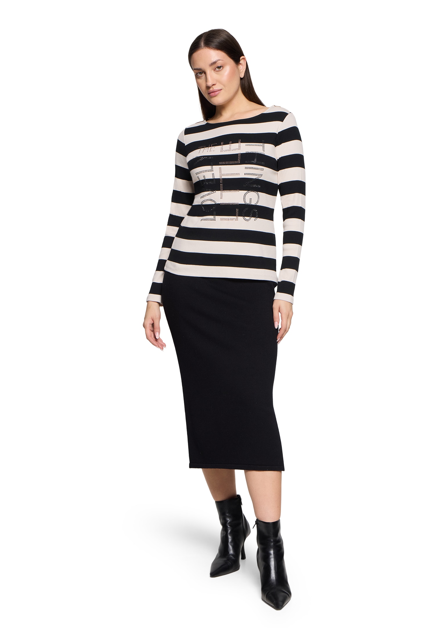 Betty Barclay Langarmshirt »Basic Shirt mit Rippenstruktur«