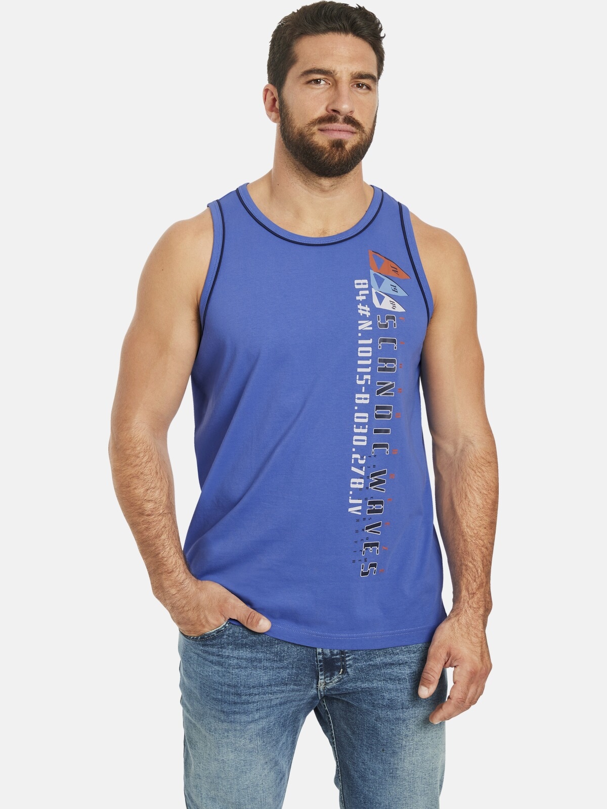 Tanktop »Doppelpack Tanktop TIDEMAN«, (2 tlg.), mit seitlichen Schlitzen