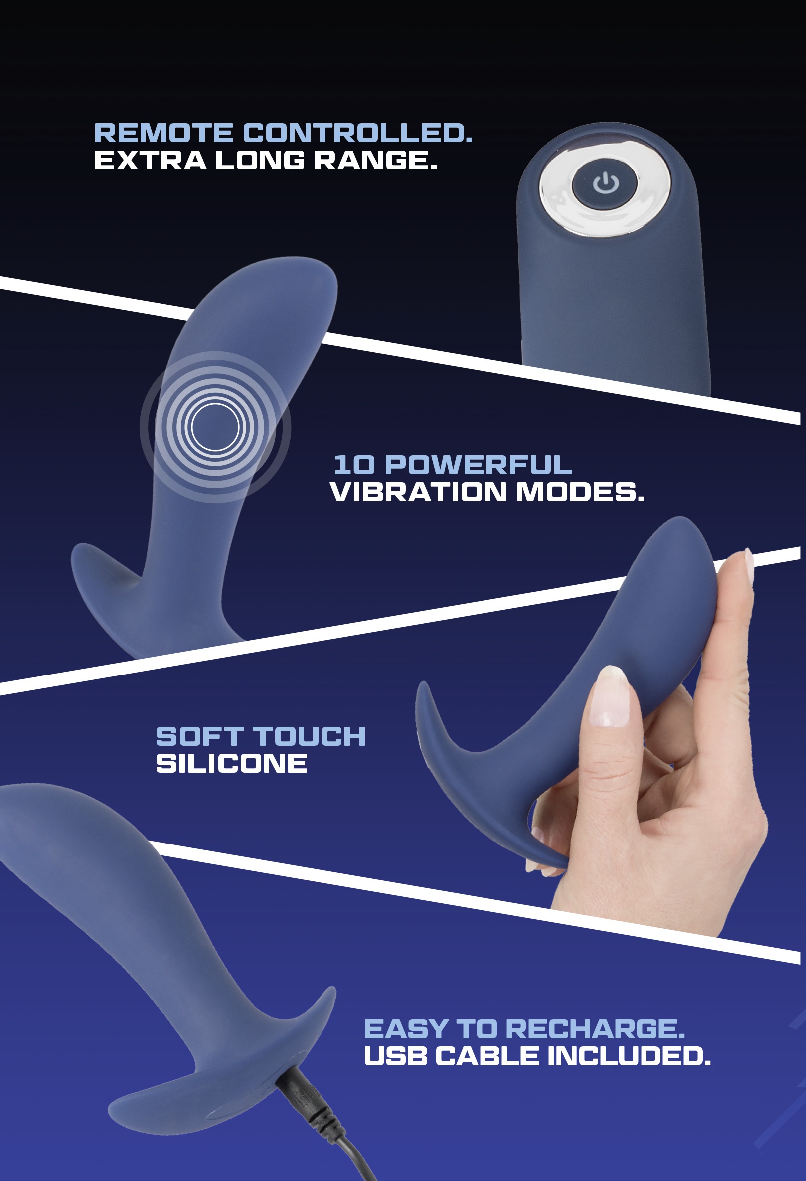 You2Toys Anal-Stimulator »Analplug Vibrating Butt Plug« ()