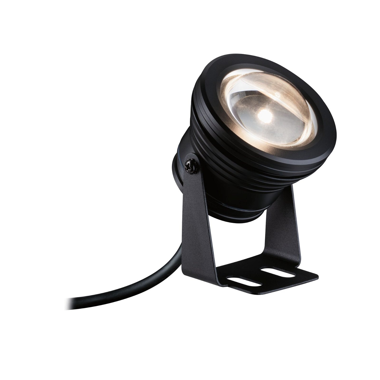 Paulmann LED Gartenstrahler »Plug & Shine Spot Teichleuchte Einzelspot IP68 3000K 5W Schwarz« 1 Stk. Warmweiß in schwarz, Größe Ø 7,2 cm Höhe: 11 cm