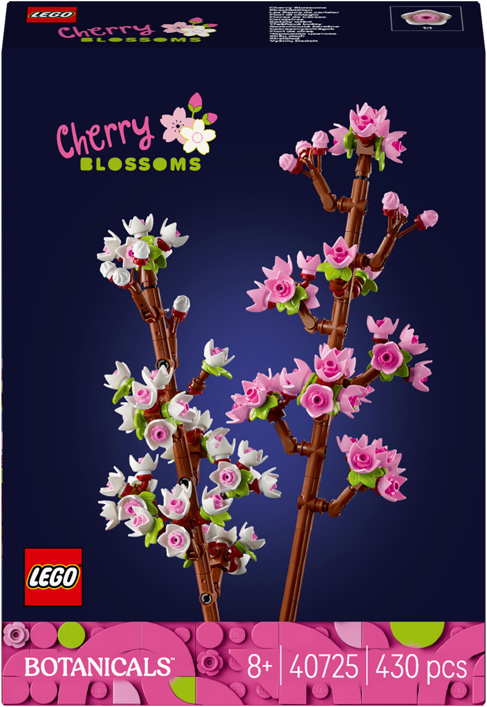 LEGO® Konstruktionsspielsteine »Kirschblüten (40725), Lego Botanicals« Made in Europe