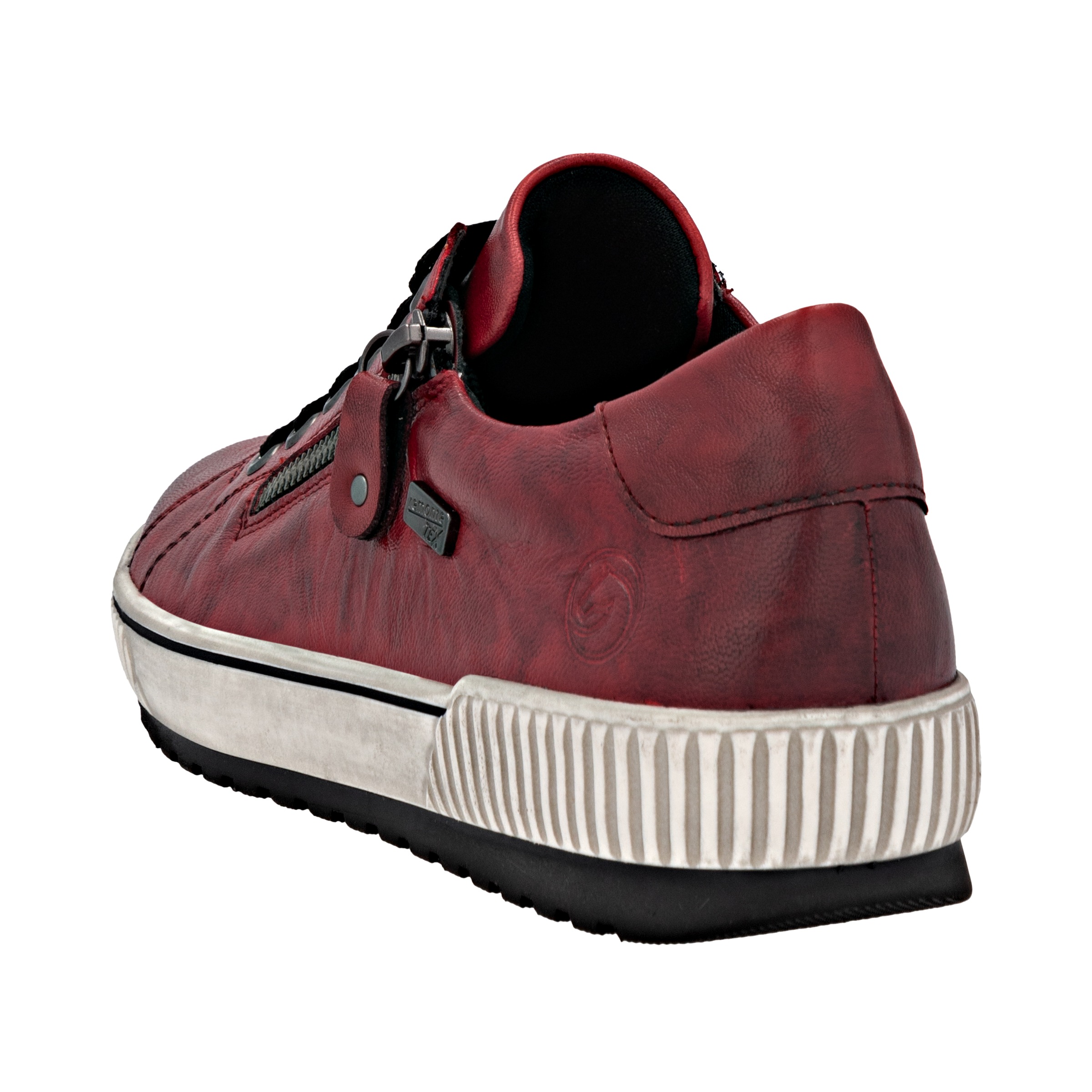 Remonte Plateausneaker, Freizeitschuh, Halbschuh, Schnürschuh mit Außenreißverschluss
