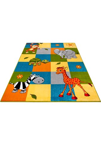 HANSE Home Teppich »Patchwork Zoo«, rechteckig, 9 mm Höhe, Weicher Flor, Farbenfrohes... kaufen
