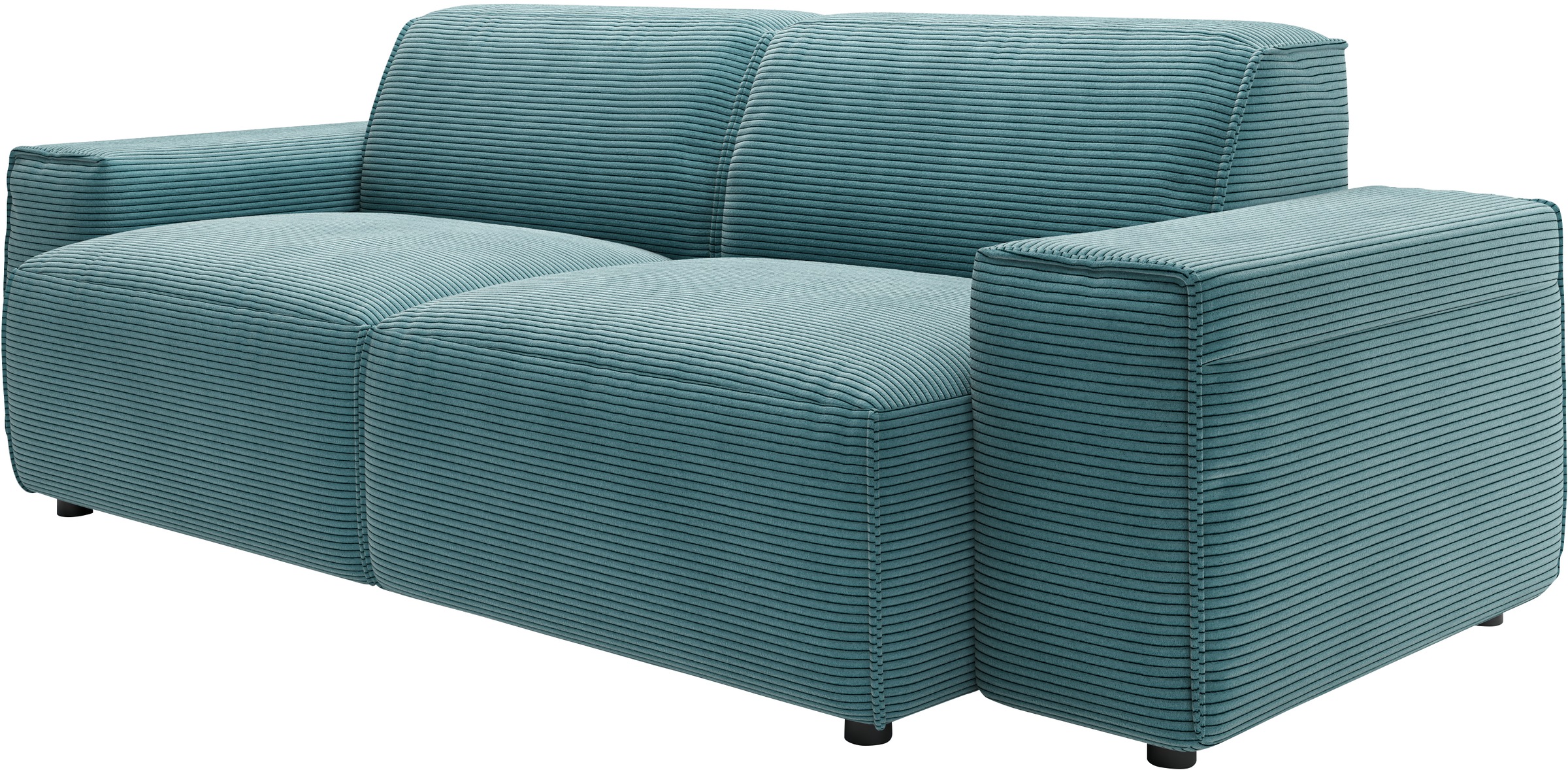 Home affaire 2-Sitzer »Glimminge auch in Breitcord + Feincord + Easy care-Bezug« besondere Kedernähte, , Zierkissen