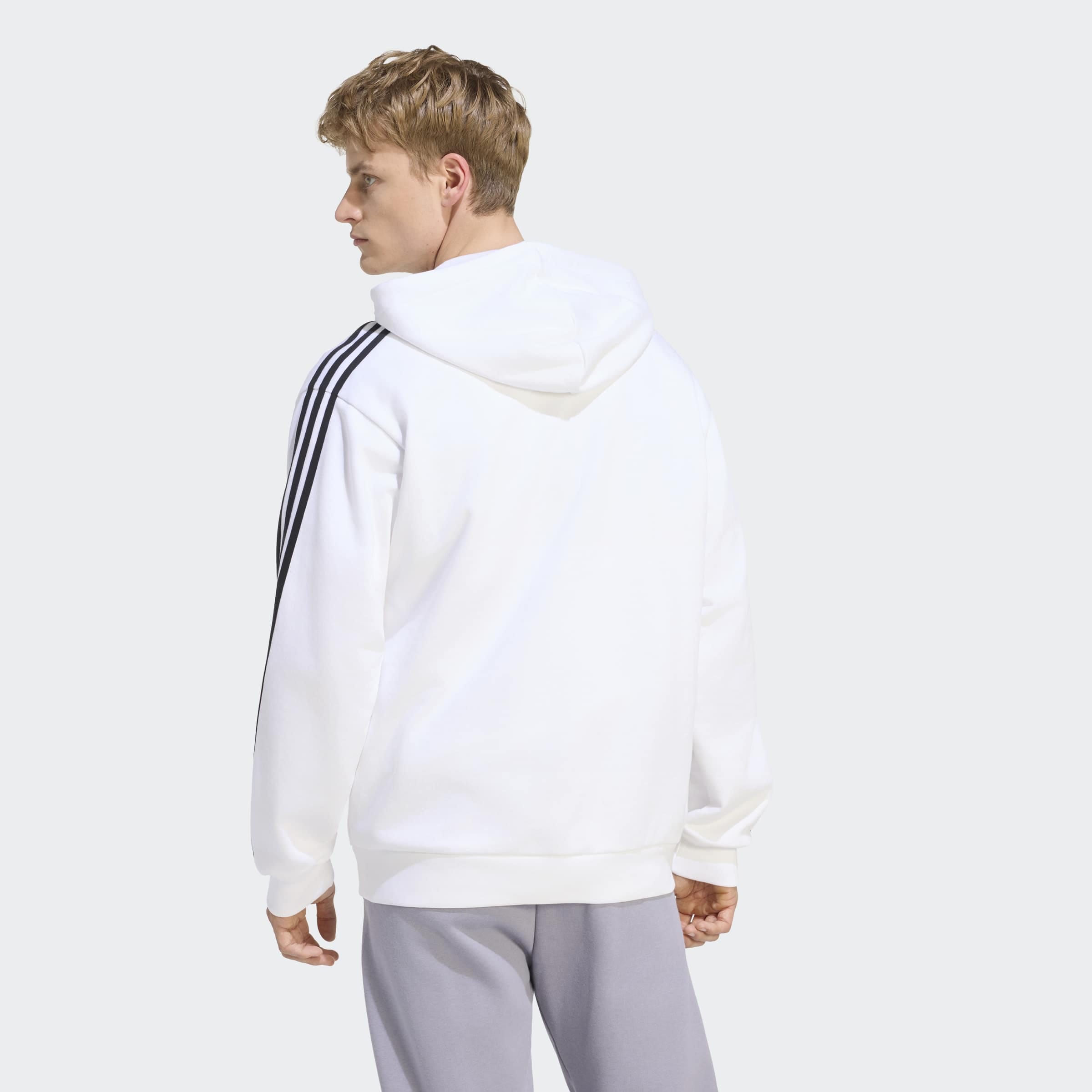 adidas Sportswear Kapuzensweatjacke »ESSENTIALS 3-STREIFEN FRENCH TERRY«