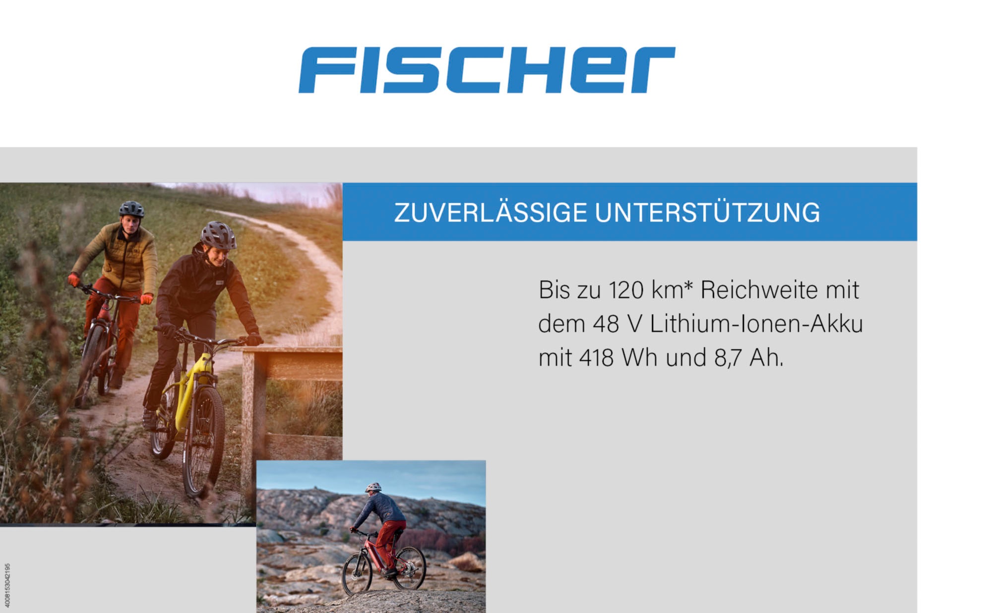 FISCHER Fahrrad E-Bike »TERRA 2.1 Junior 422«, 8 Gang, Pedelec, Elektrofahrrad für Damen u. Herren, ATP