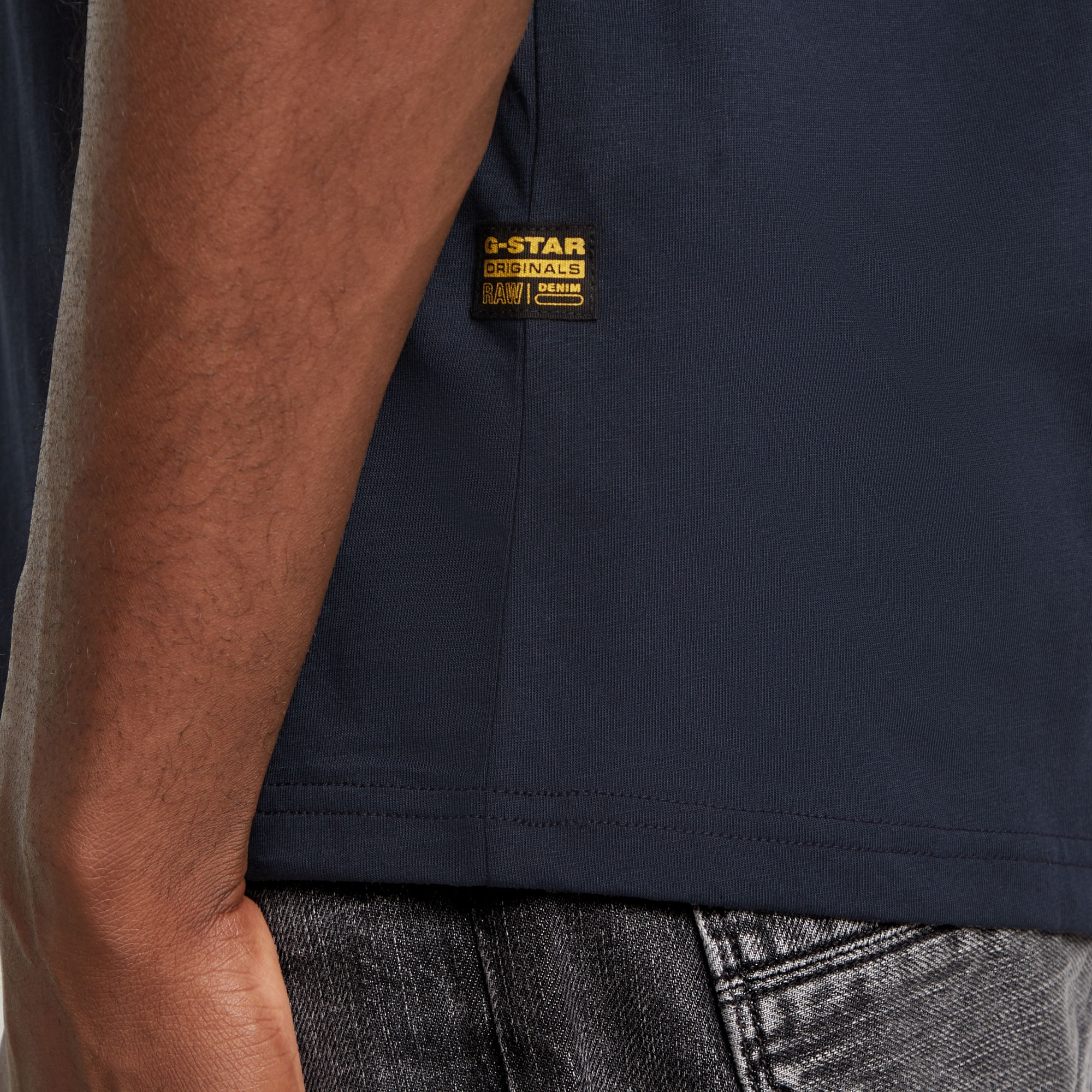 G-STAR T-Shirt »Finger Print Burger«, mit Grafikprint