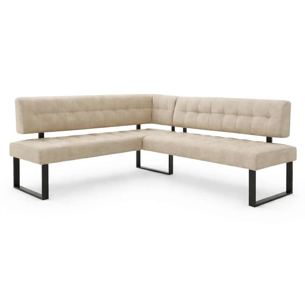 Home affaire Eckbankgruppe »Mia Essecke, Sitzgruppe, Eckbankgruppe, Küchenbankgruppe« Set, 4er, 4 tlg. Eckbank mit Wellenfederung; Tisch in Eiche massiv