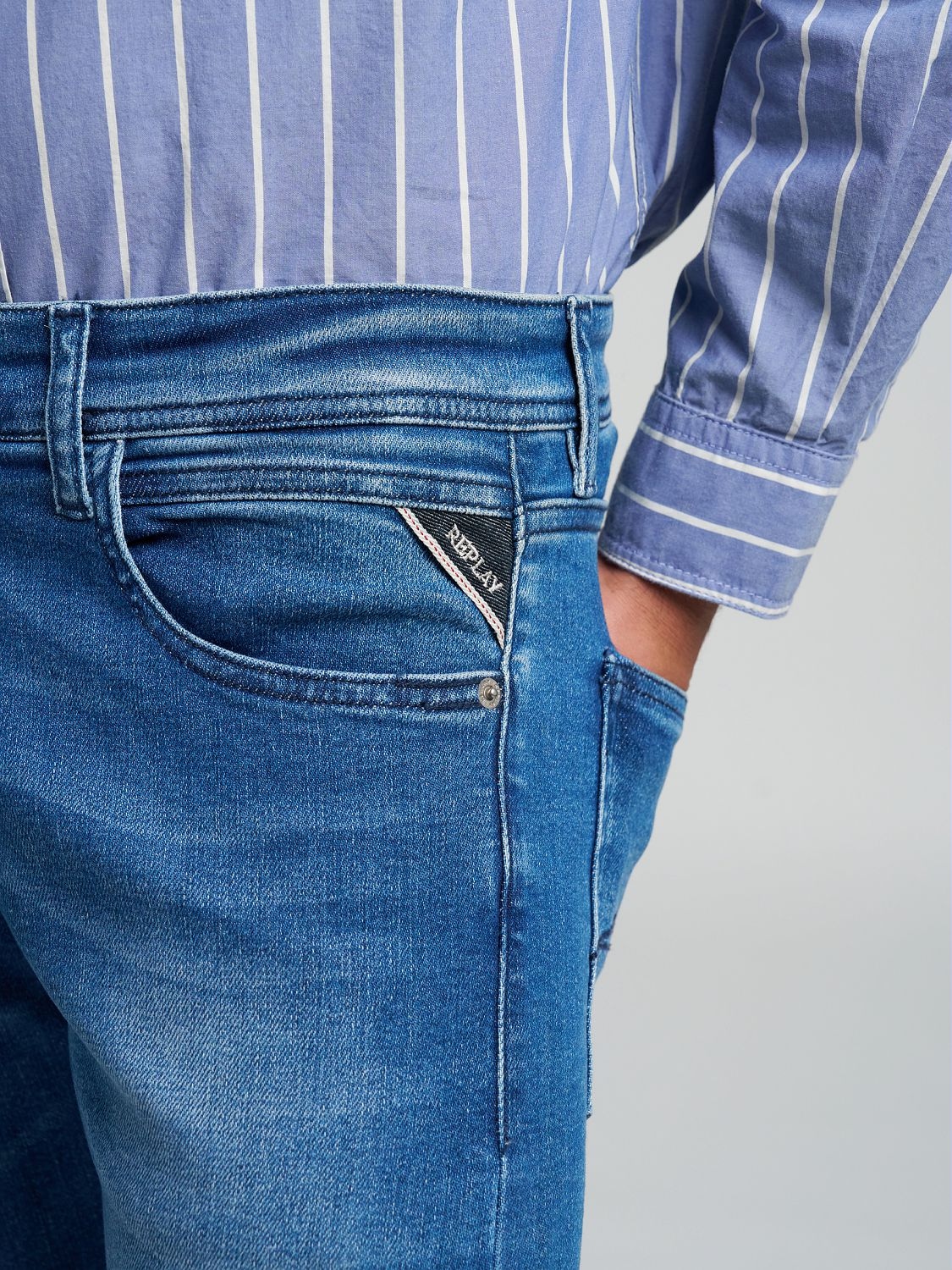 Replay Straight-Jeans »GROVER« in vielen verschiedenen Waschungen, mit Stretch