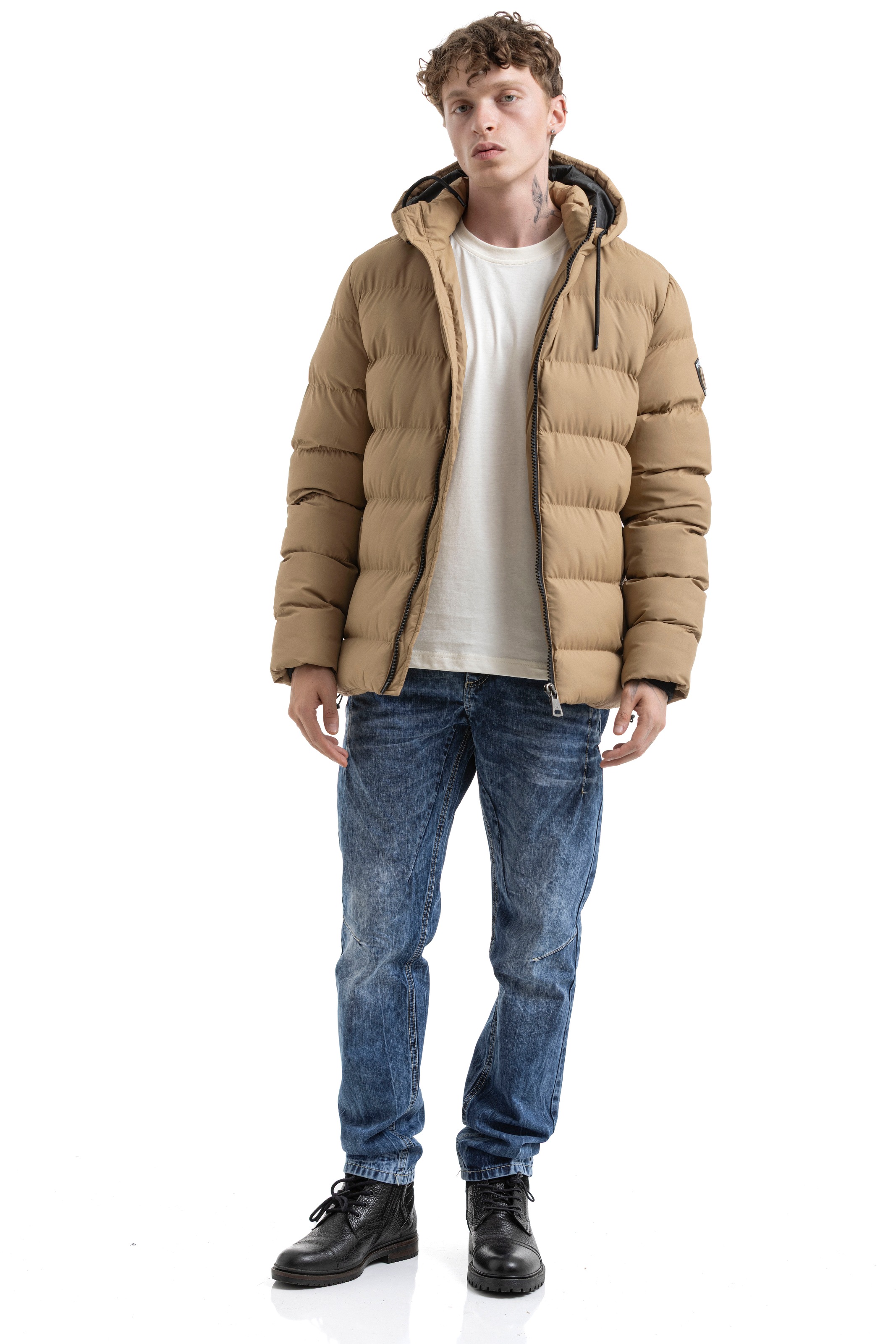 Cipo & Baxx Steppjacke mit Kapuze