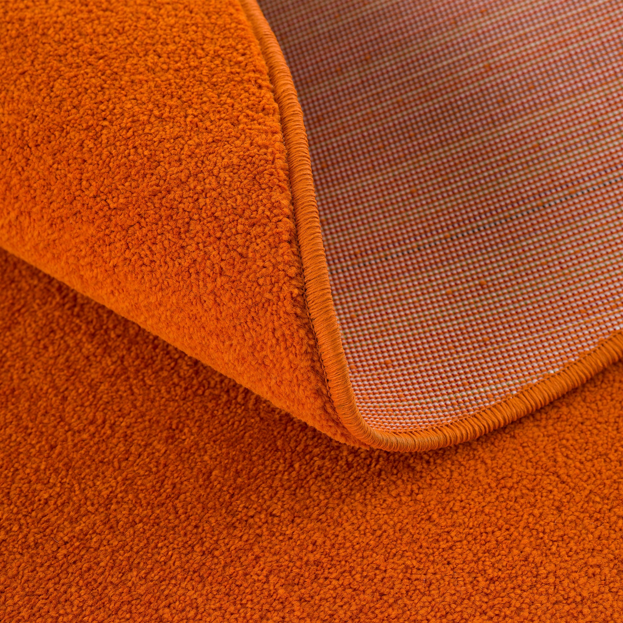 Sanat Teppich »Uni«, rund, 13 mm Höhe, robuster Kurzflorteppich, große Farbauswahl, Wohnzimmer, alle Räume