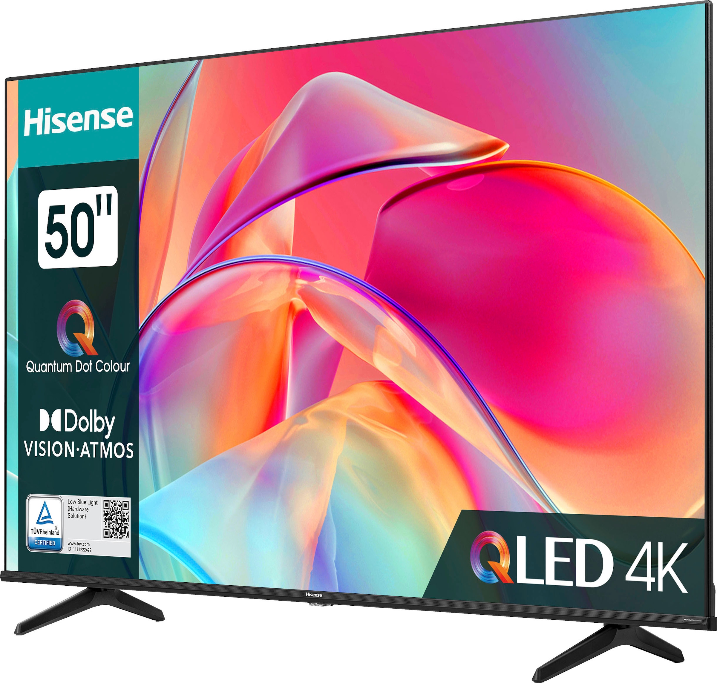 Hisense QLED-Fernseher »50E7KQ«, 126 HD, OTTO cm/50 Smart-TV kaufen bei jetzt Zoll, 4K Ultra