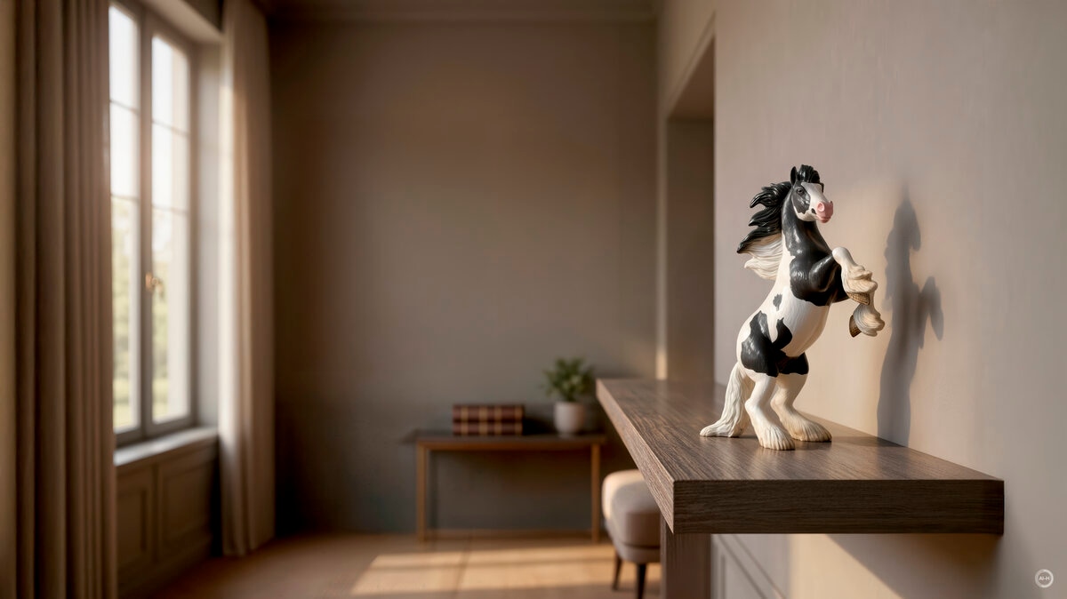 Schleich® Spielfigur »Legacy of Horses, Thunder Tinker Wallach, 1:12 (72263)« Sammelfigur für Erwachsene, Höhe: ca. 27 cm