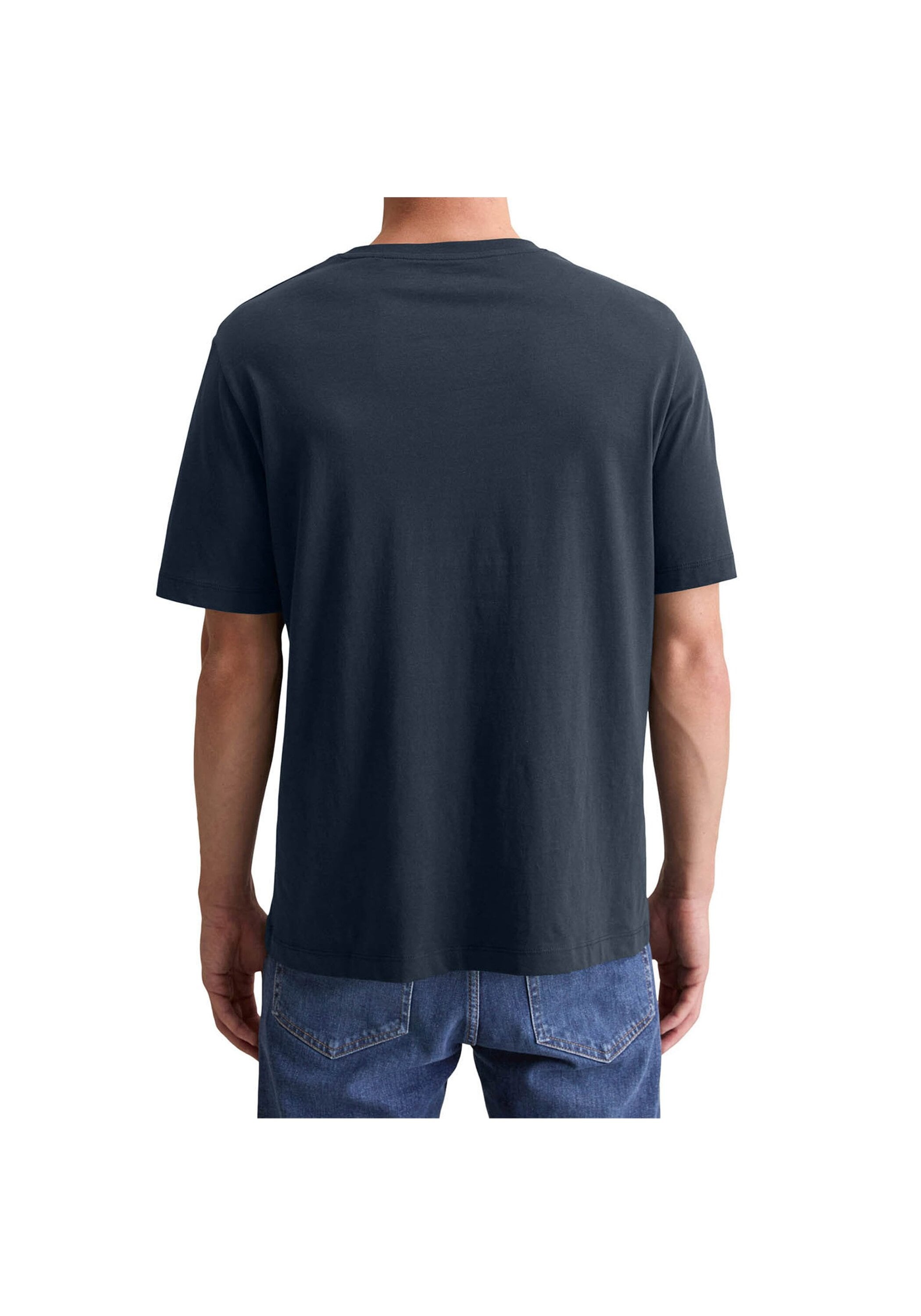 Marc O'Polo DENIM T-Shirt »T-Shirt T-Shirt, SSL, Logo Print, Reg F 2er Pack« 2