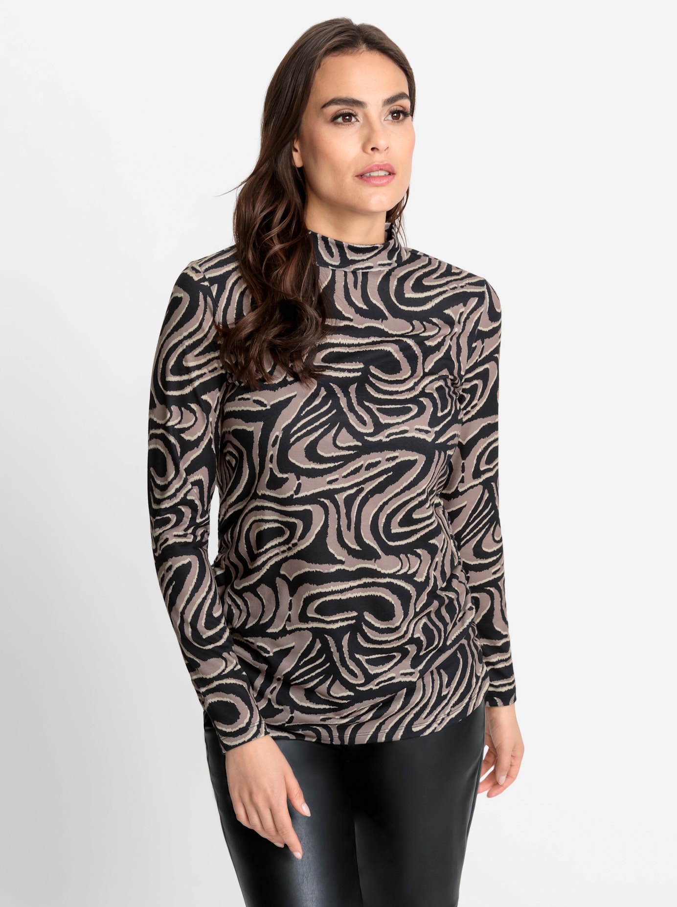 heine Langarmshirt »Druck-Shirt«, (1 tlg.)