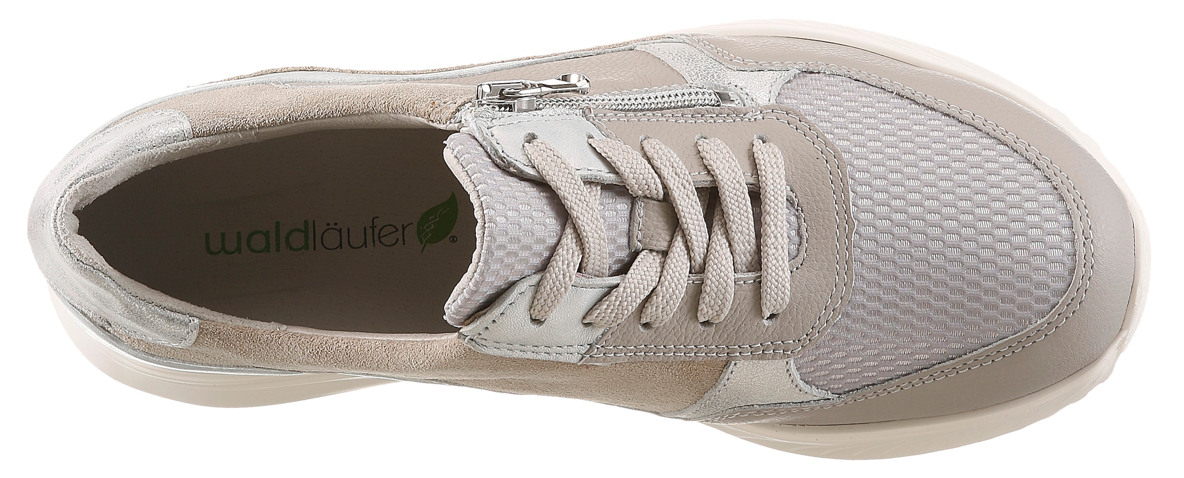 Waldläufer Sneaker »K-JANKA«  Bequemschuh, Schnürschuh, Halbschuh mit Reißverschluss - Weite H