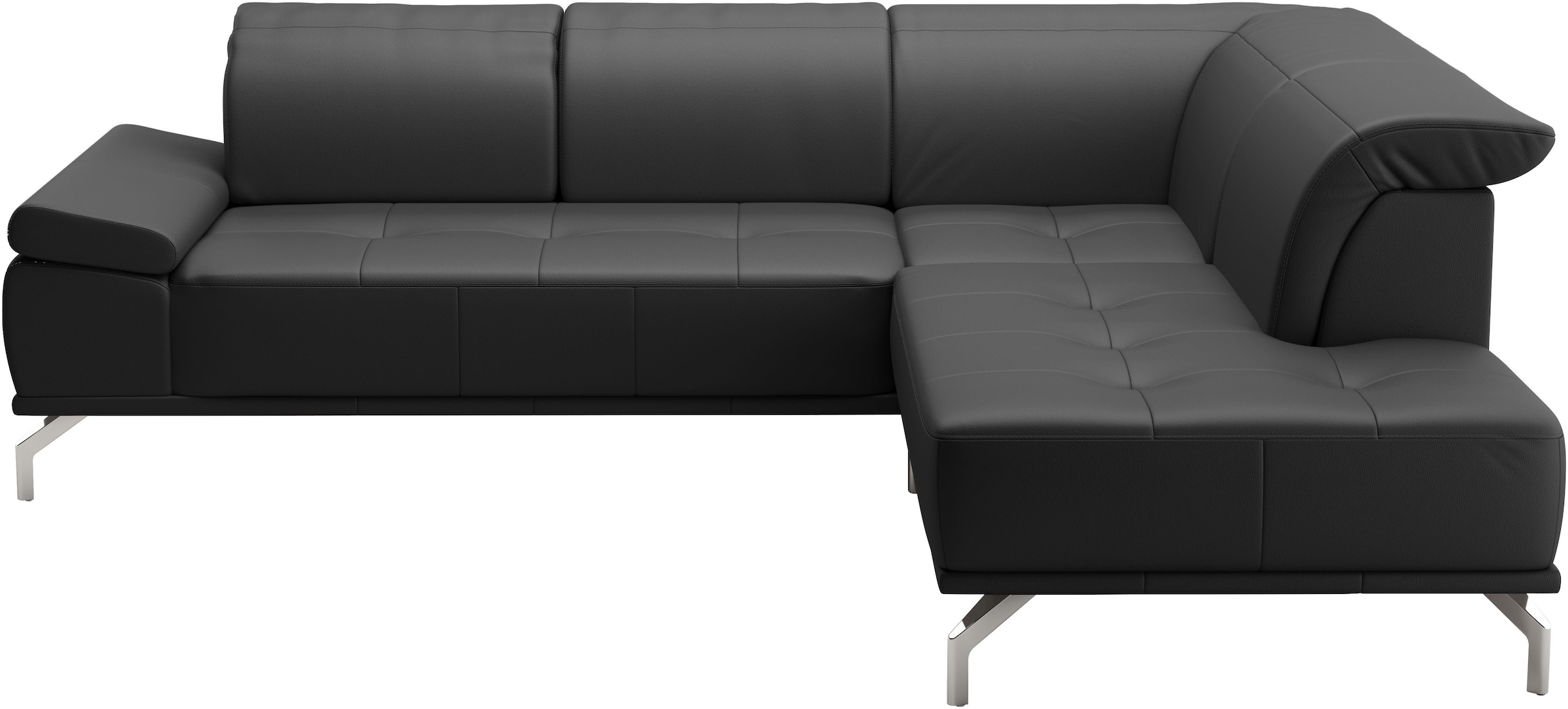 Places of Style Ecksofa »Caluna«, Inkl.Sitztiefenverstellung, wahlweise mit Kopf- und Armteilverstellung