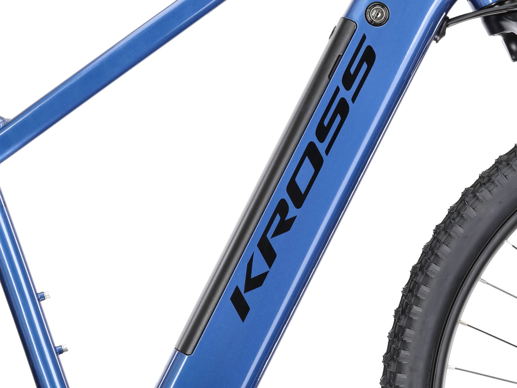 Kross E-Bike »E-MTB Hexagon Boost 3.0 29 Zoll blau«, 8 Gang, Shimano, ACERA M360, Mittelmotor 250 W, Pedelec, Elektrofahrrad für Damen und Herren