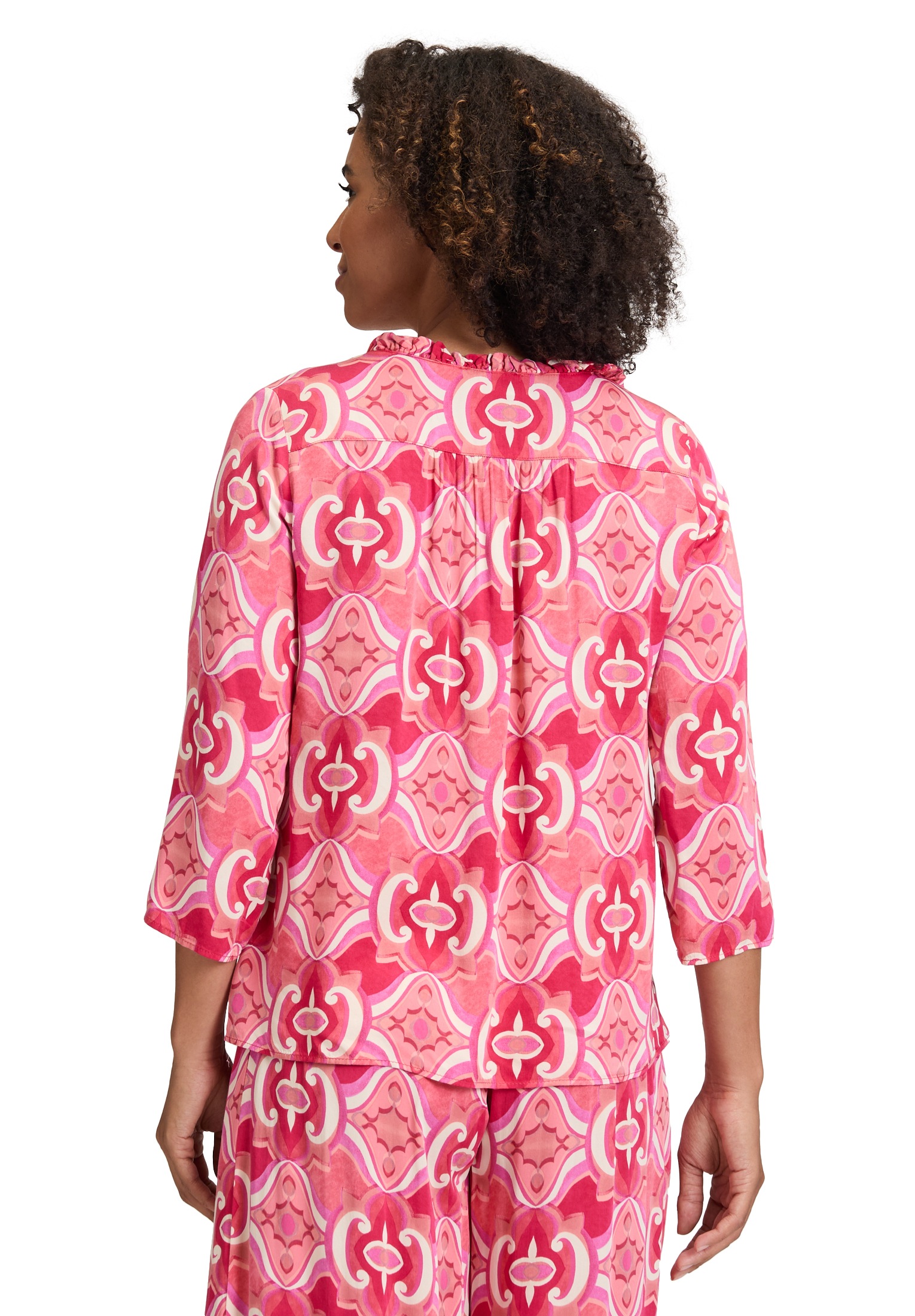 Cartoon Klassische Bluse »Casual-Bluse mit Rüschen«