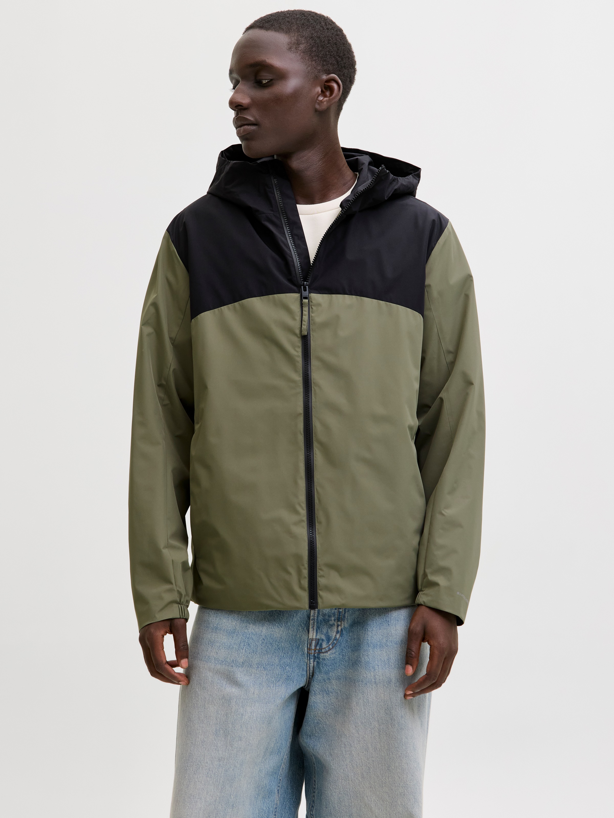Jack & Jones Kurzjacke »JJESOHO LIGHT JACKET SN« mit Kapuze mit Kapuze