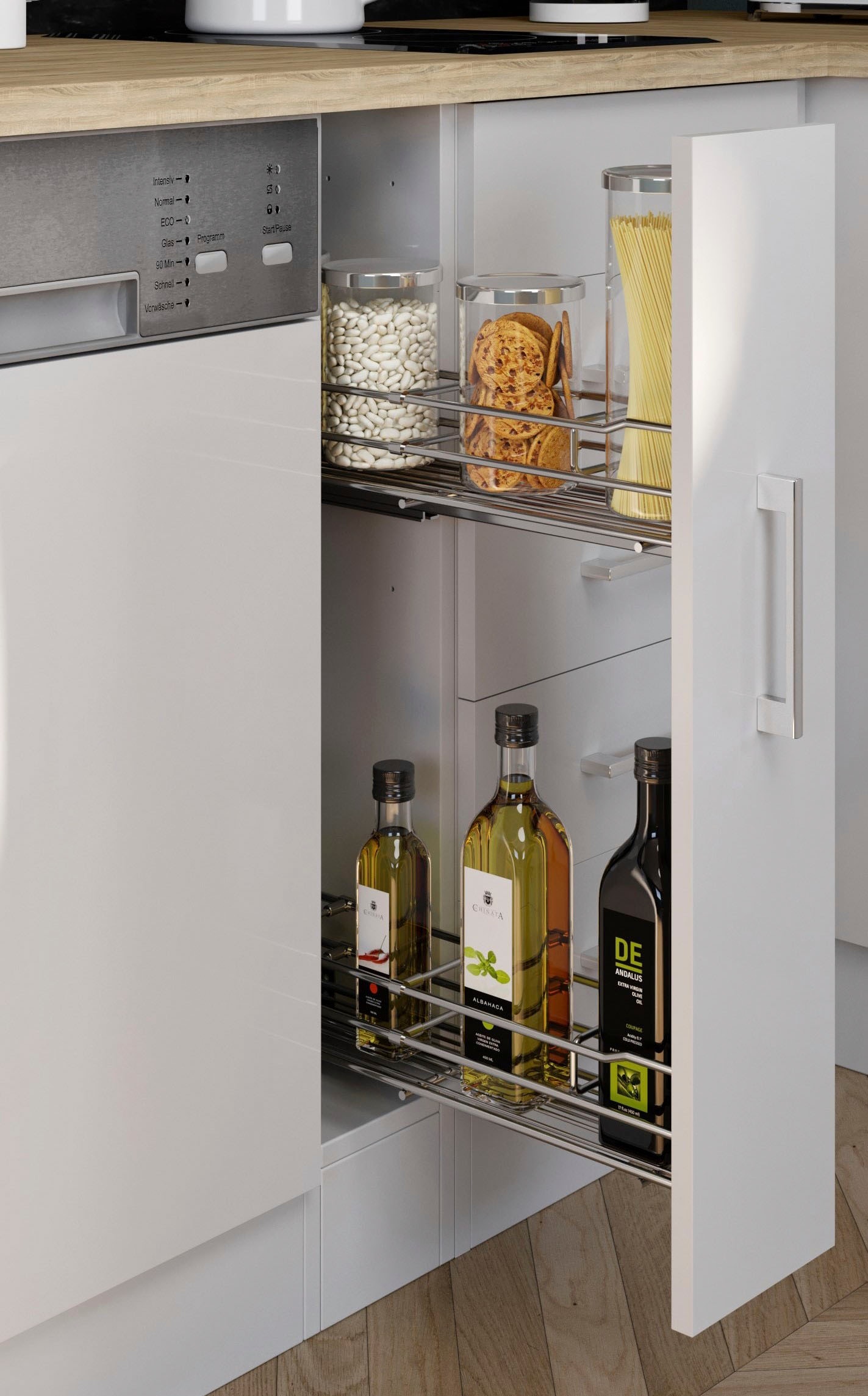 KOCHSTATION Küche »KS-Mali« Breite 210 cm, mit E-Geräten