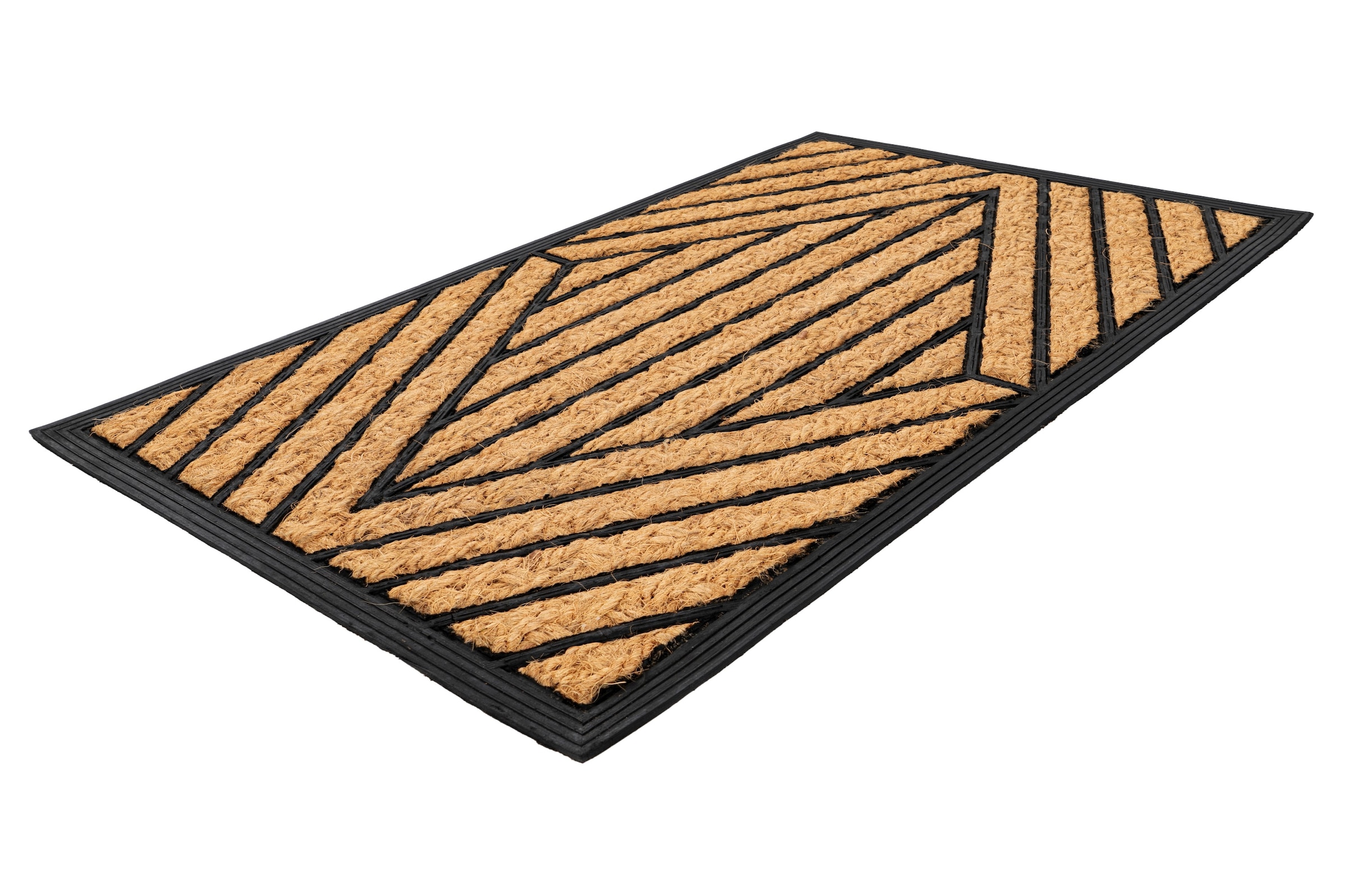 Kayoom Fußmatte »Entry 325« rechteckig 11 mm Höhe Türmatte, Kokos Gummi, Eingang