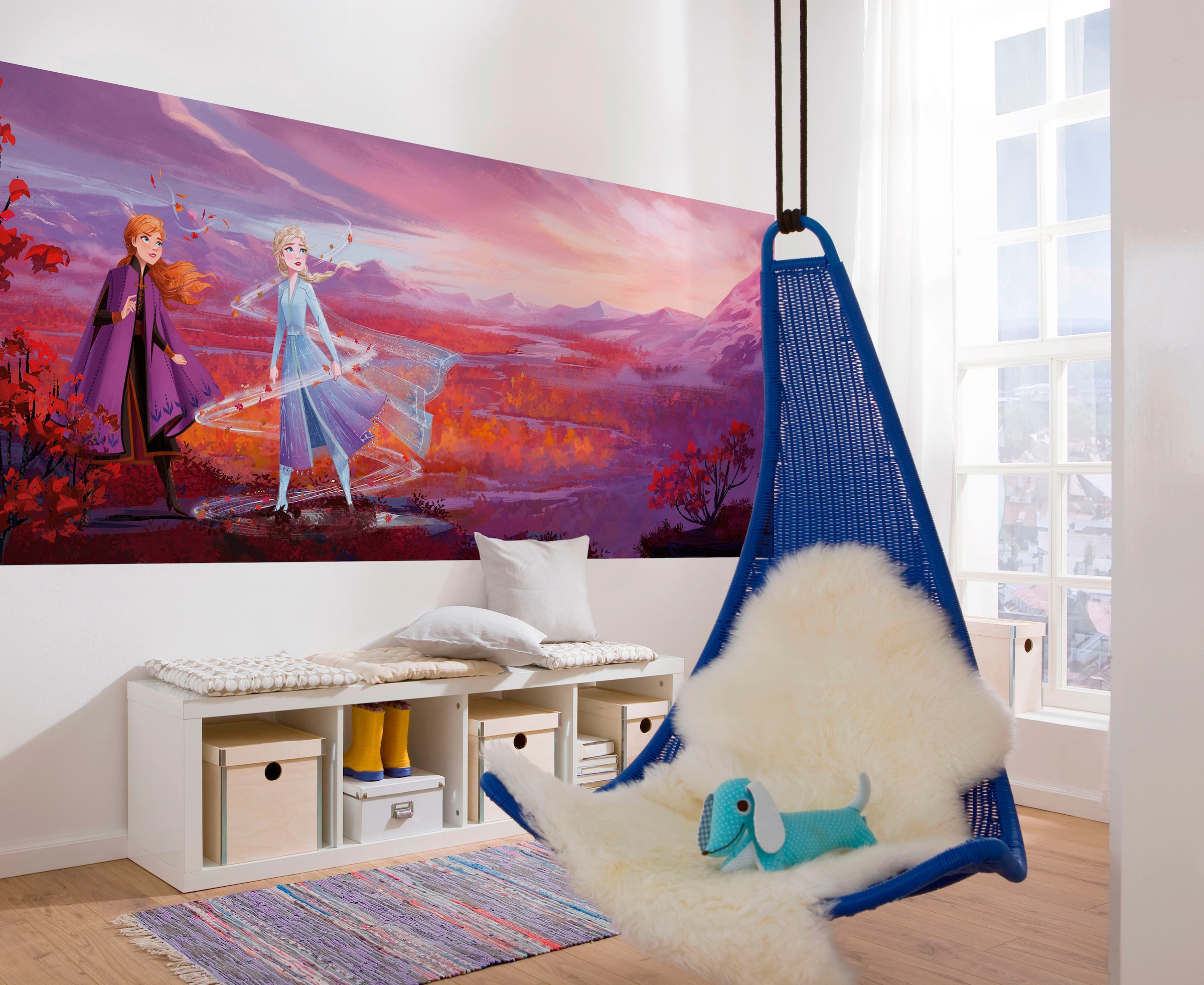 Komar Fototapete »Frozen Panorama - Größe 368 x 127 cm«, bedruckt, Kinderzimmer